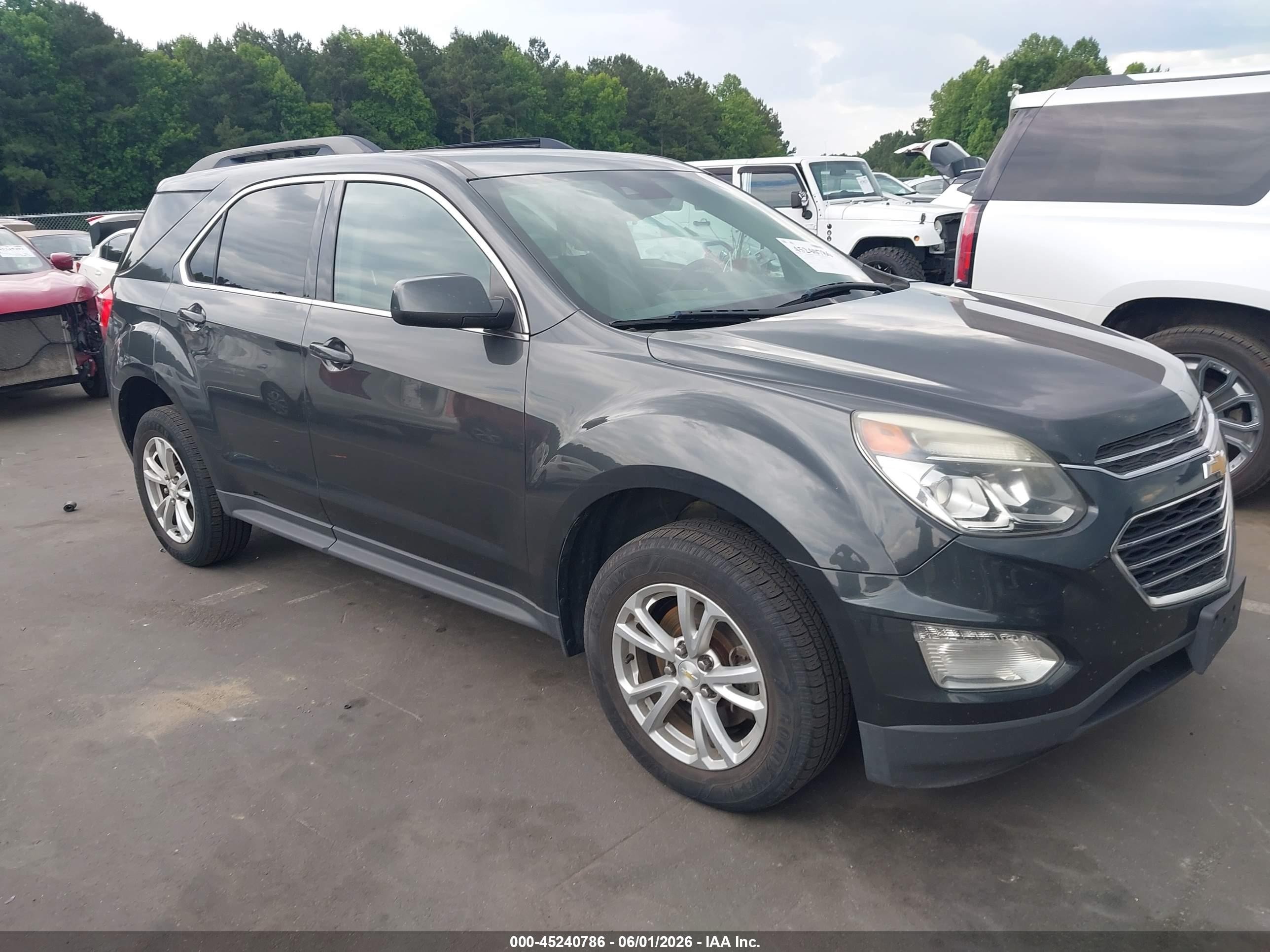 2017 Chevrolet Equinox Lt Gray vin: 2GNFLFEK9H6350980