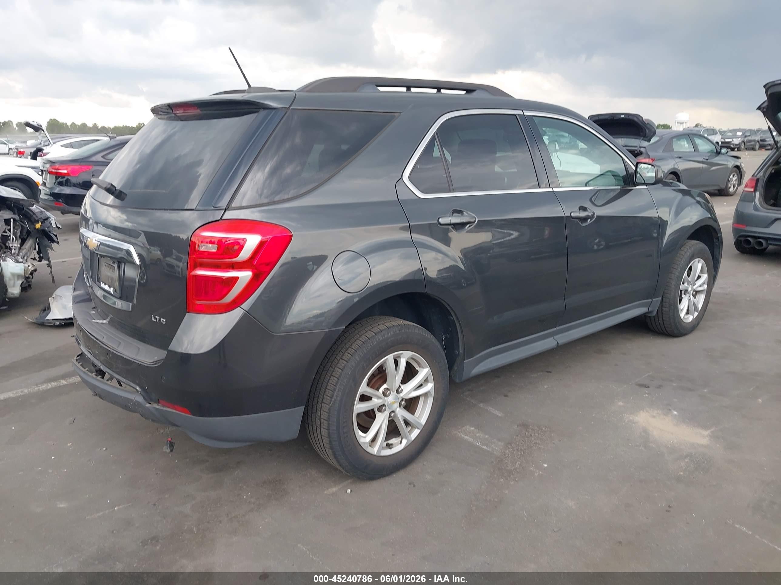 2017 Chevrolet Equinox Lt Gray vin: 2GNFLFEK9H6350980