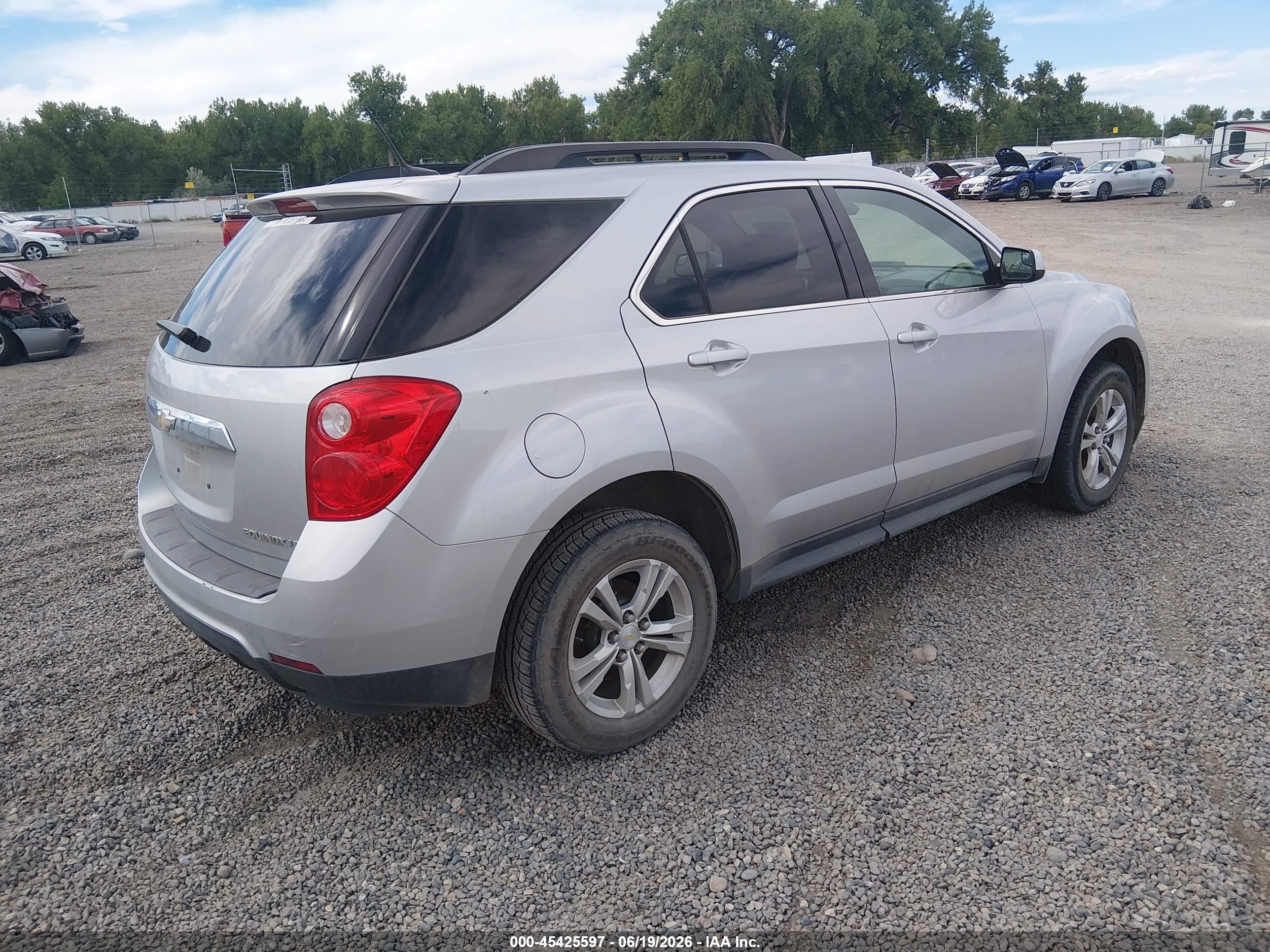 2014 Chevrolet Equinox Lt Silver vin: 2GNFLFEKXE6158754