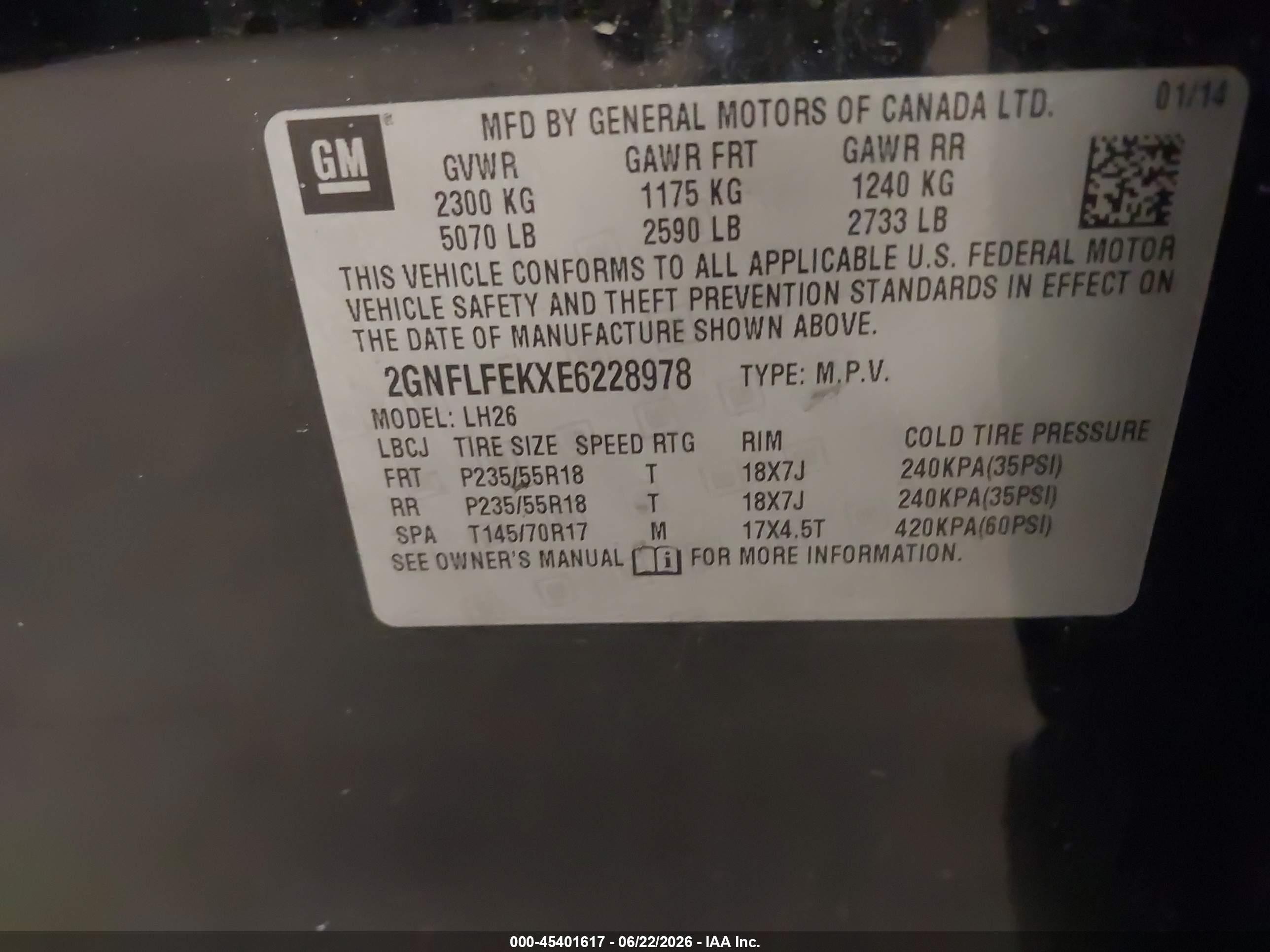 2014 Chevrolet Equinox Lt Black vin: 2GNFLFEKXE6228978