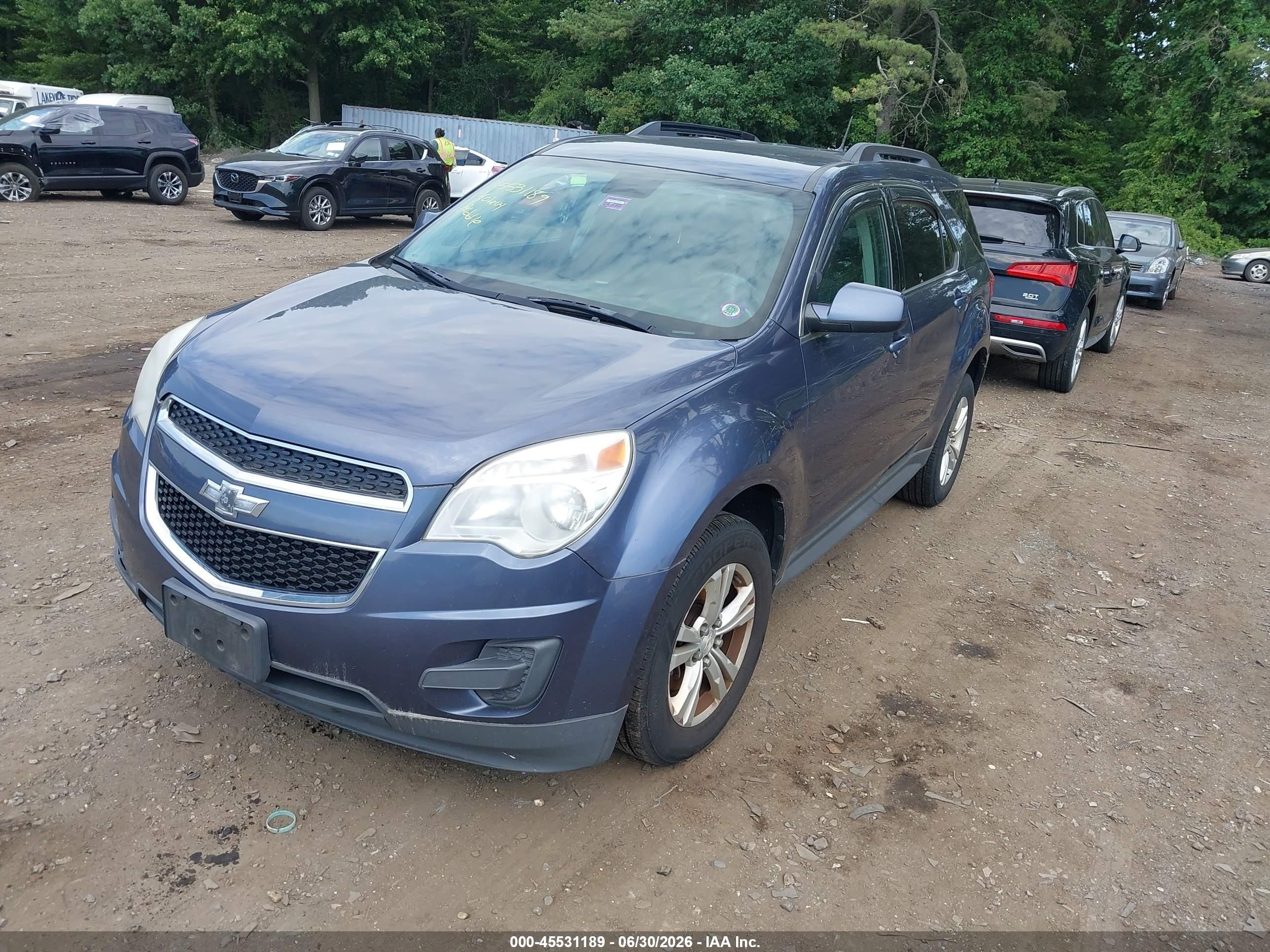 2014 Chevrolet Equinox Lt Blue vin: 2GNFLFEKXE6368951