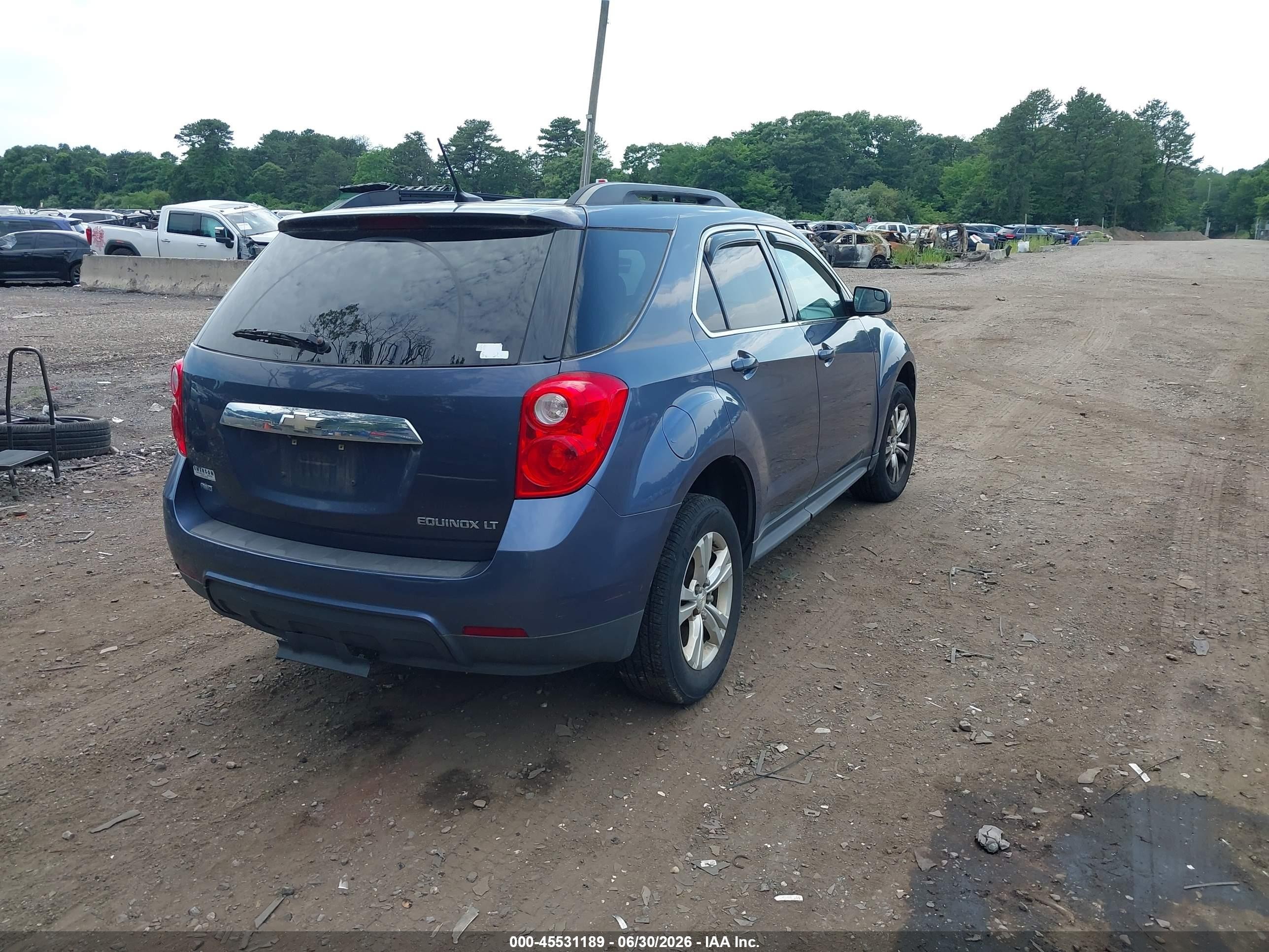 2014 Chevrolet Equinox Lt Blue vin: 2GNFLFEKXE6368951
