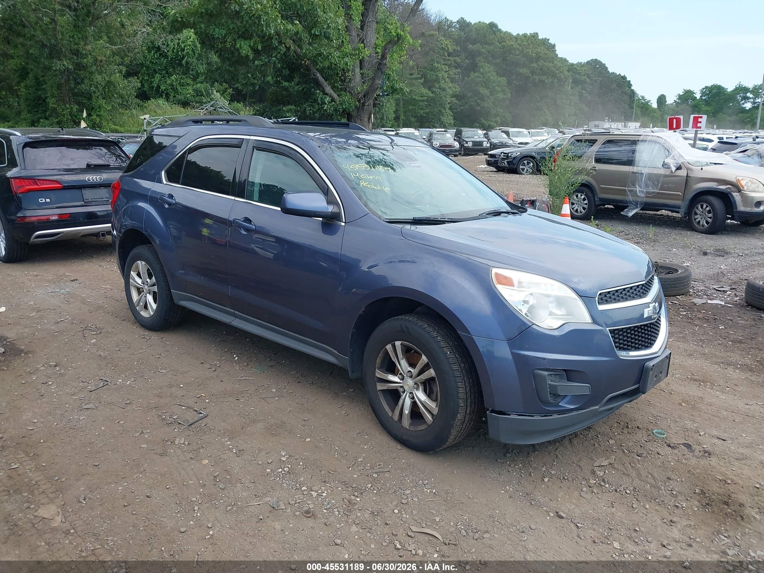 2014 Chevrolet Equinox Lt Blue vin: 2GNFLFEKXE6368951