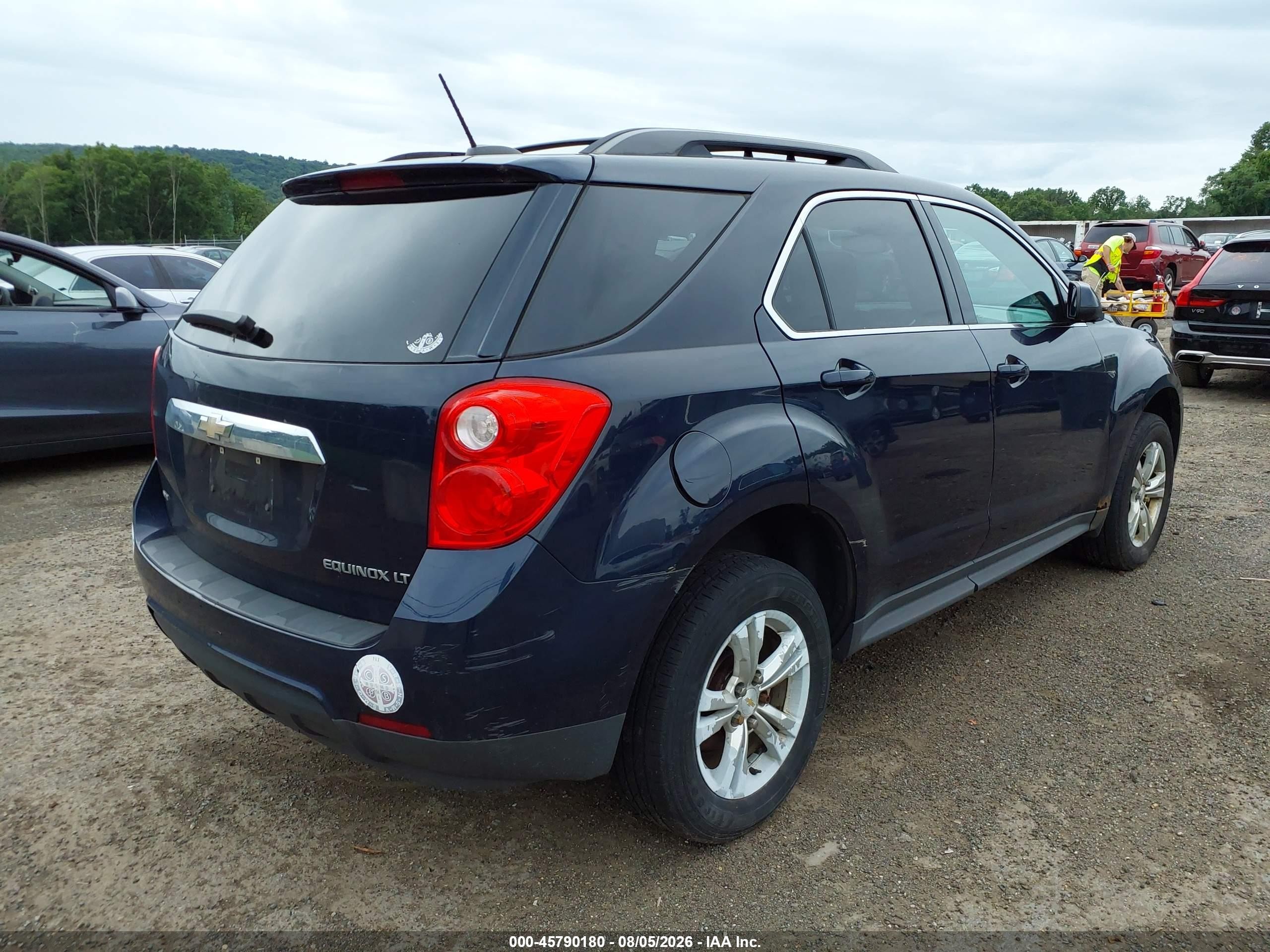 2015 Chevrolet Equinox Lt Blue vin: 2GNFLFEKXF6114528