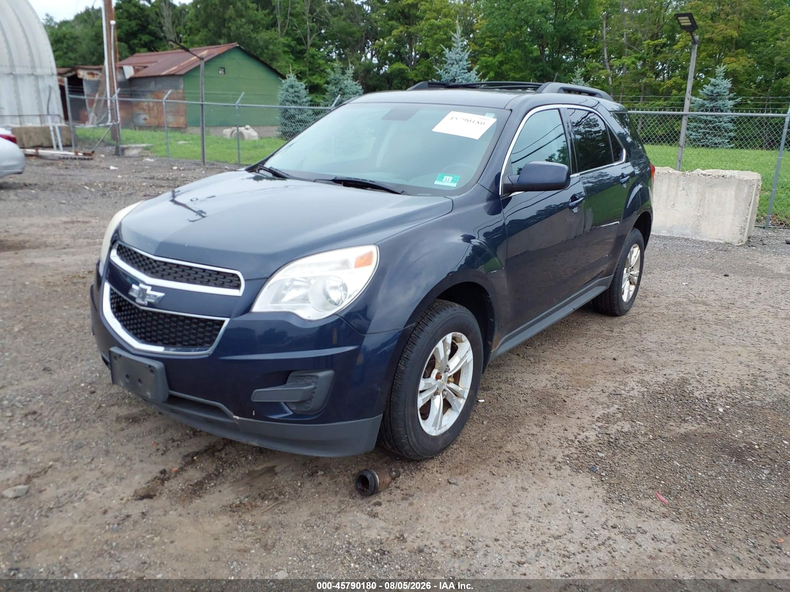 2015 Chevrolet Equinox Lt Blue vin: 2GNFLFEKXF6114528