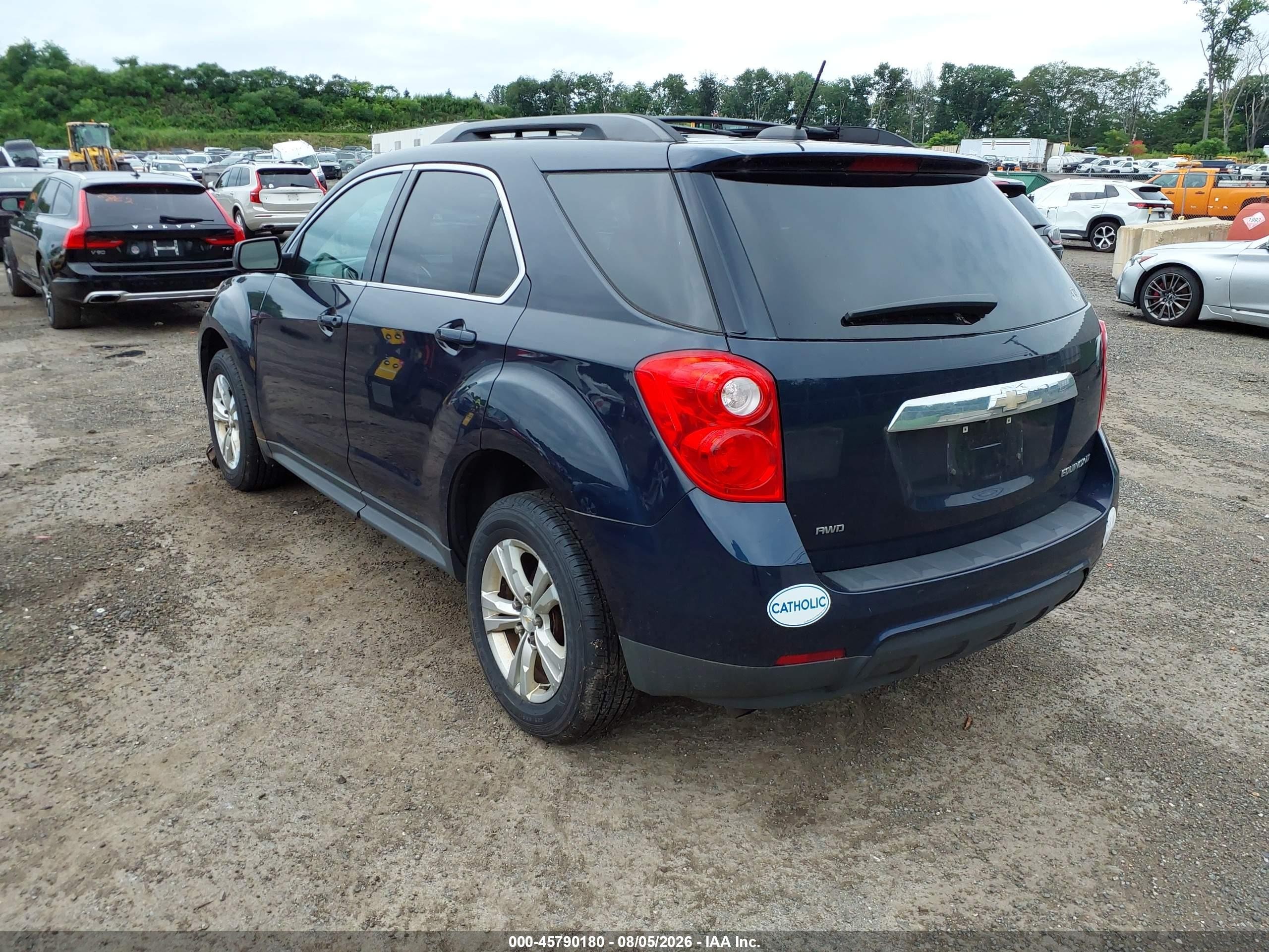 2015 Chevrolet Equinox Lt Blue vin: 2GNFLFEKXF6114528