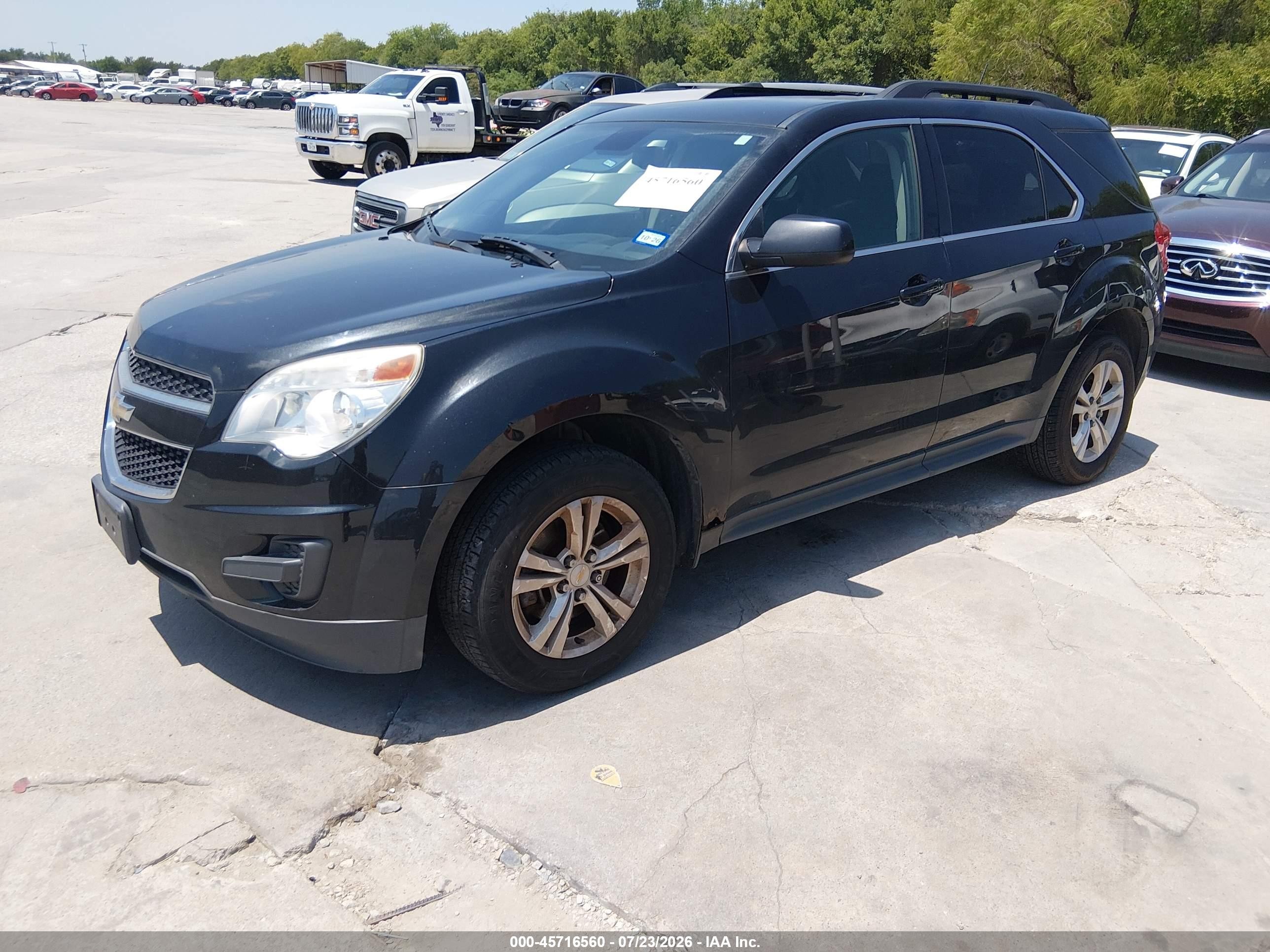 2015 Chevrolet Equinox Lt Black vin: 2GNFLFEKXF6193229