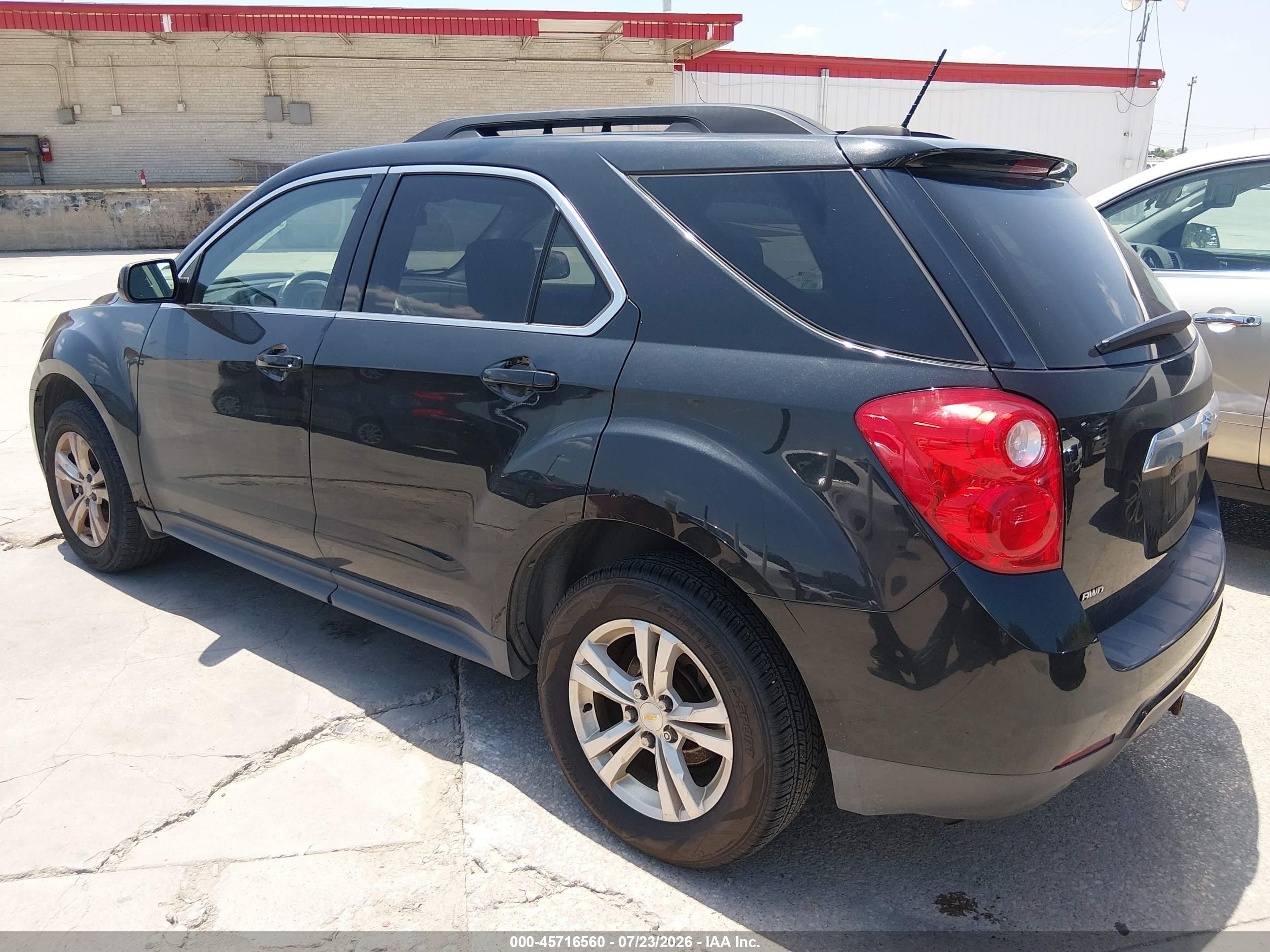 2015 Chevrolet Equinox Lt Black vin: 2GNFLFEKXF6193229