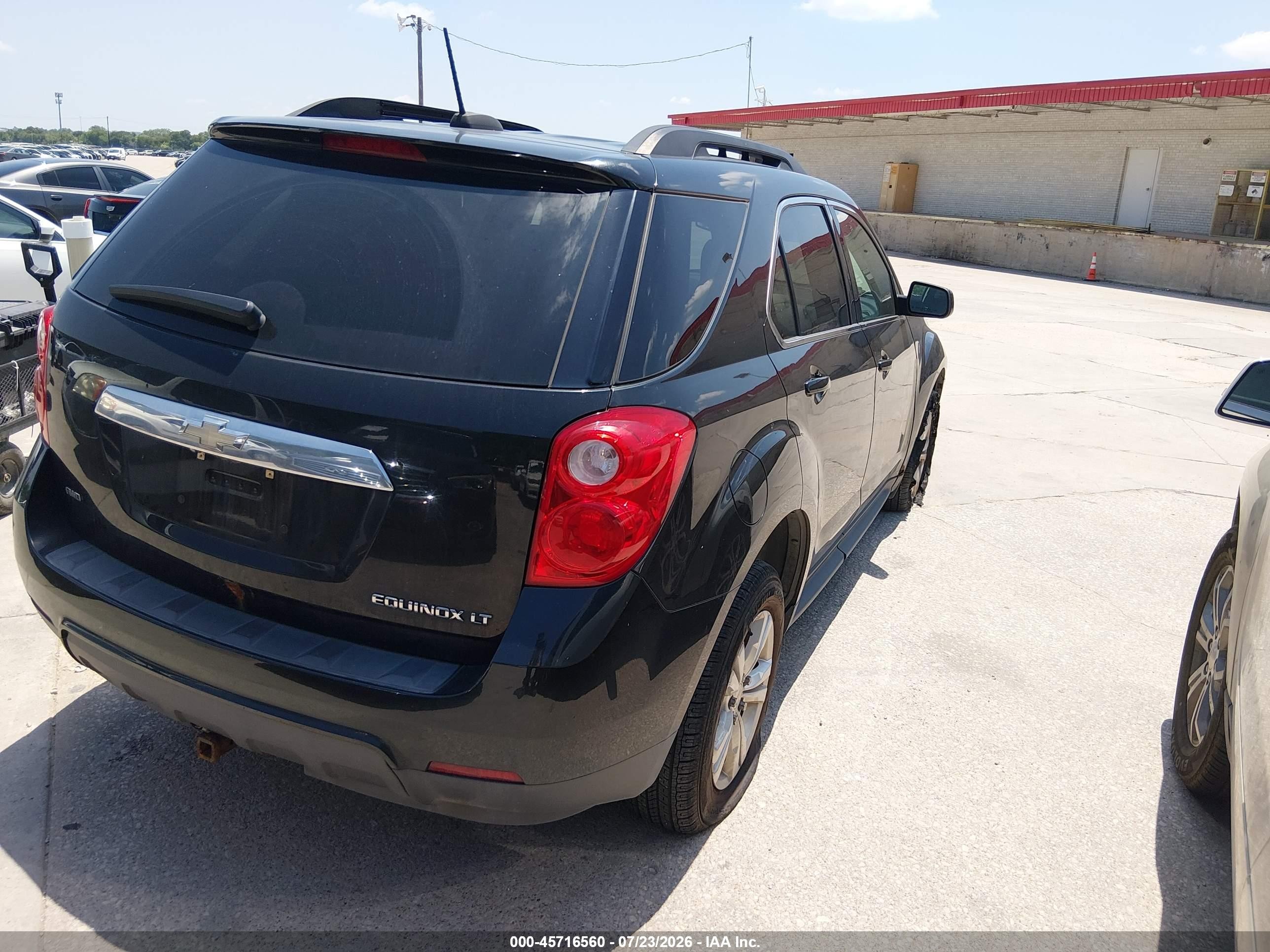 2015 Chevrolet Equinox Lt Black vin: 2GNFLFEKXF6193229