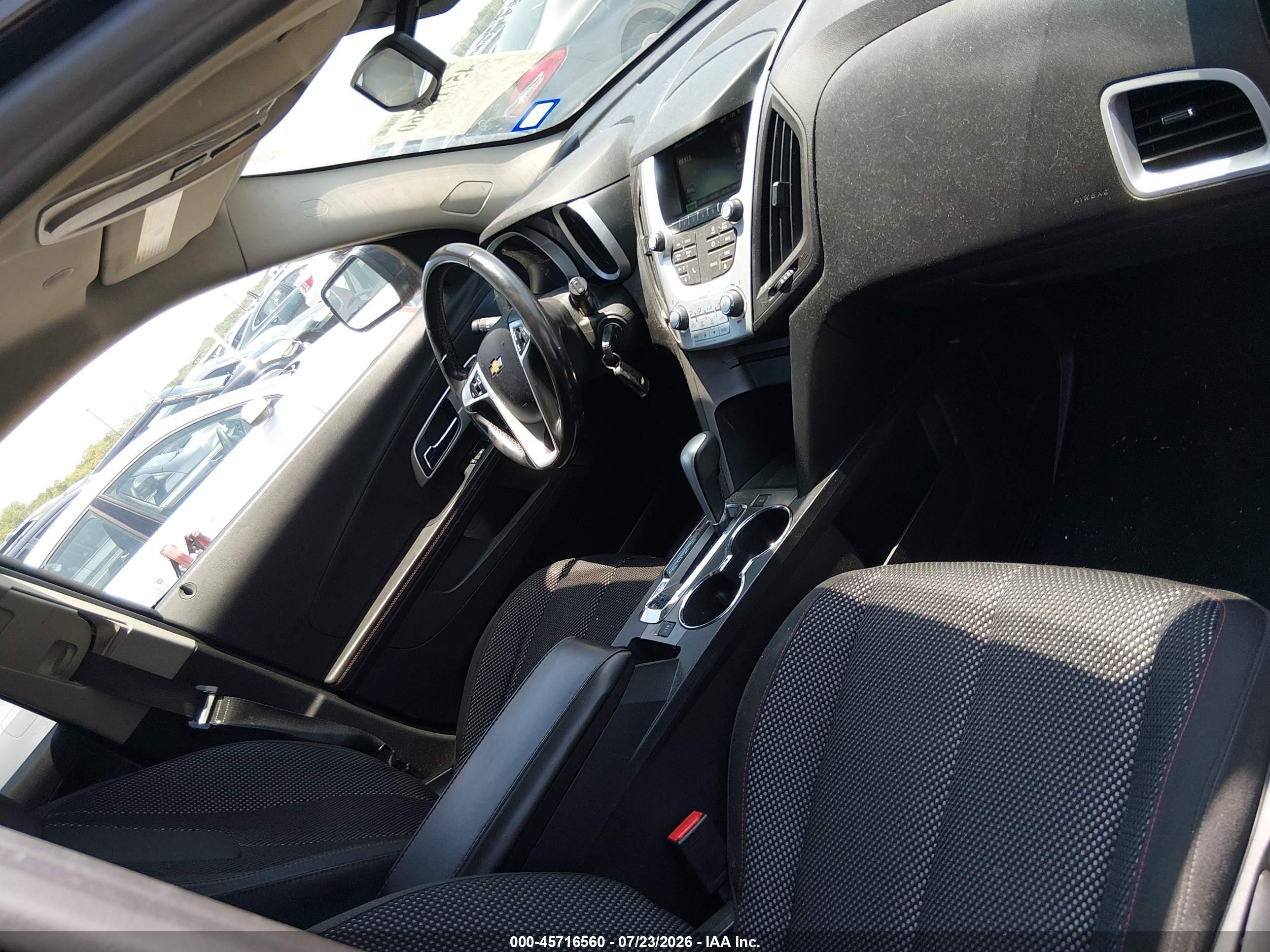 2015 Chevrolet Equinox Lt Black vin: 2GNFLFEKXF6193229