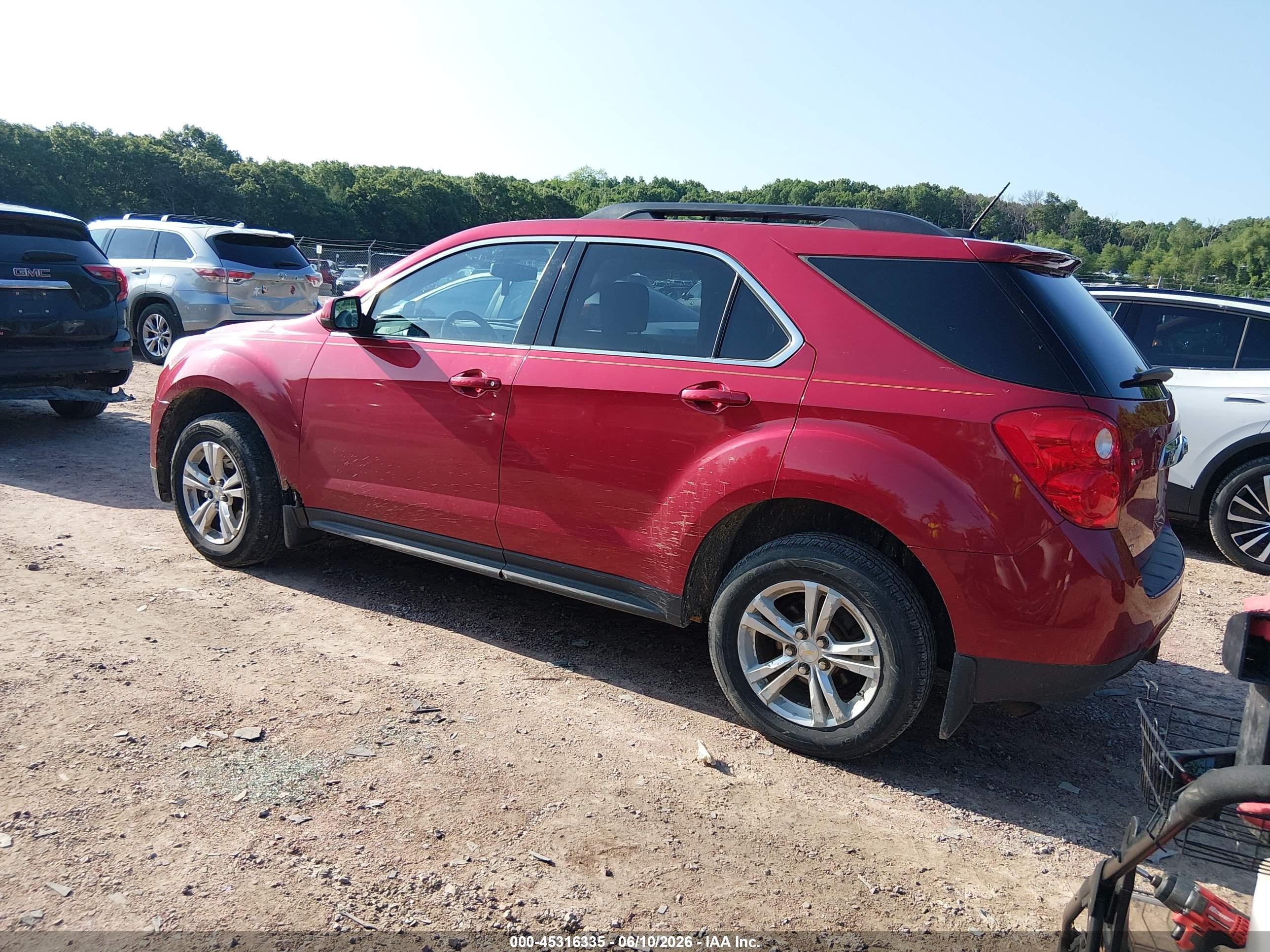 2015 Chevrolet Equinox 1lt Red vin: 2GNFLFEKXF6224088