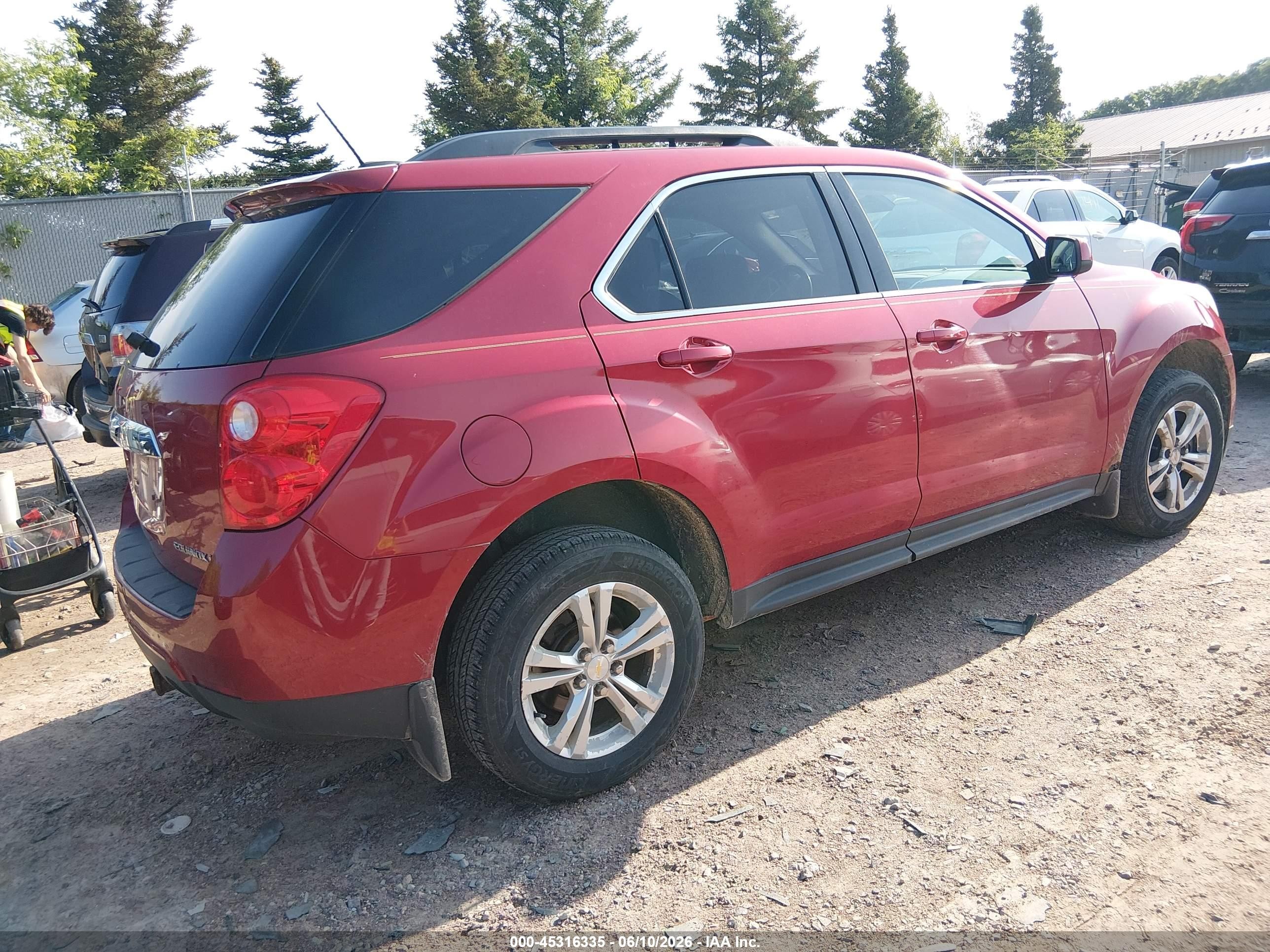 2015 Chevrolet Equinox 1lt Red vin: 2GNFLFEKXF6224088