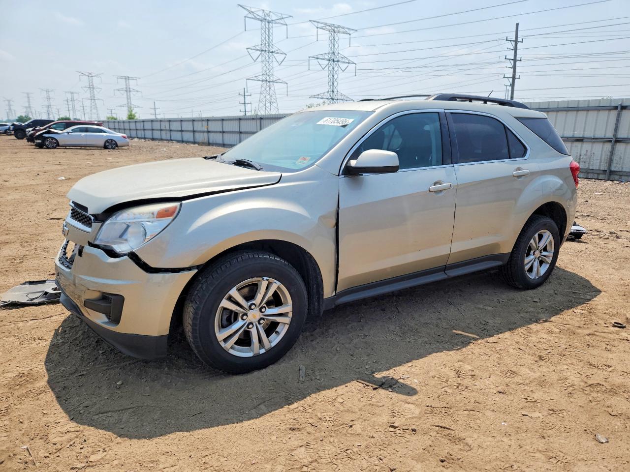 2015 Chevrolet Equinox Lt Желто-коричневый vin: 2GNFLFEKXF6248181