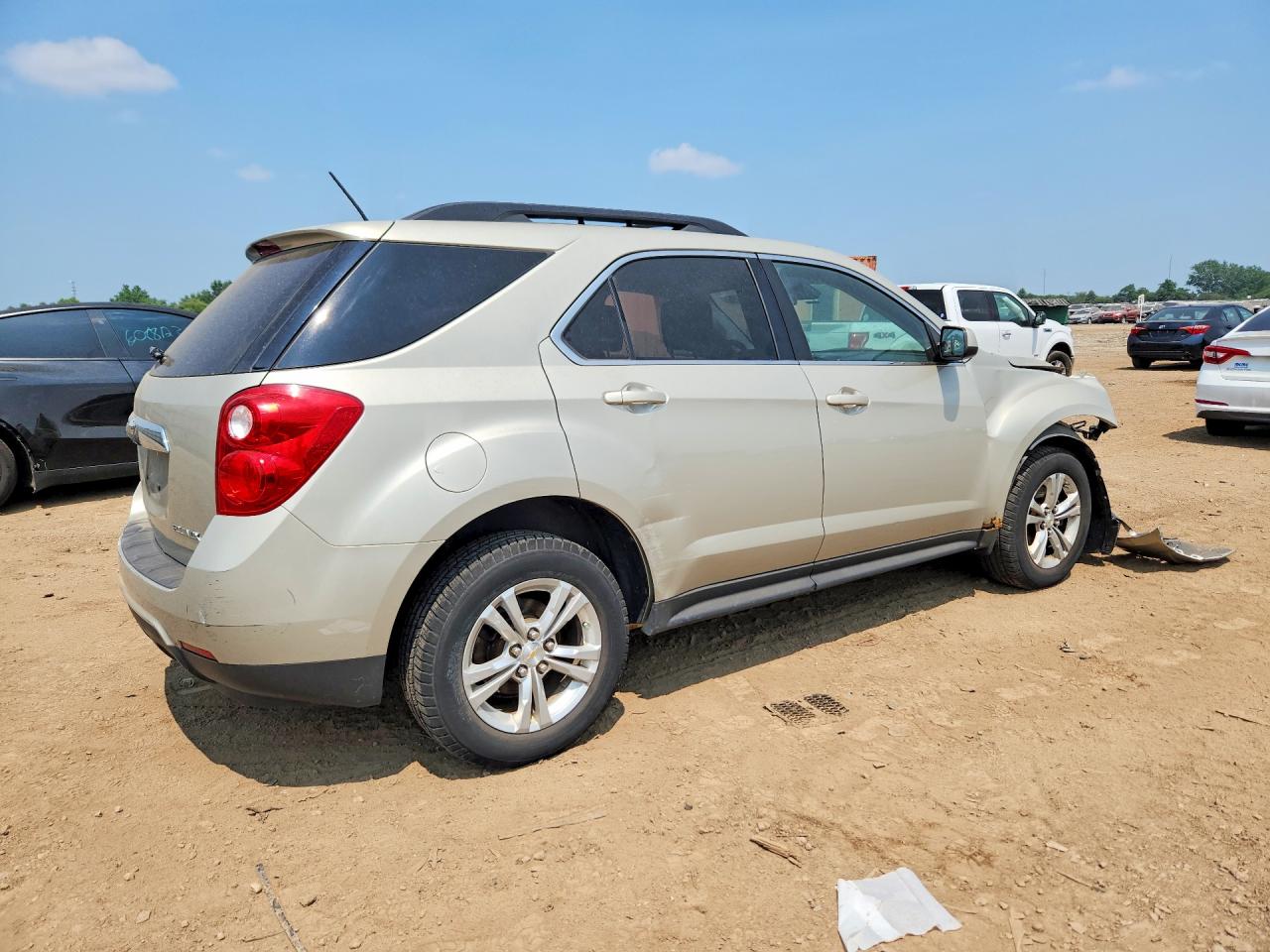 2015 Chevrolet Equinox Lt Желто-коричневый vin: 2GNFLFEKXF6248181