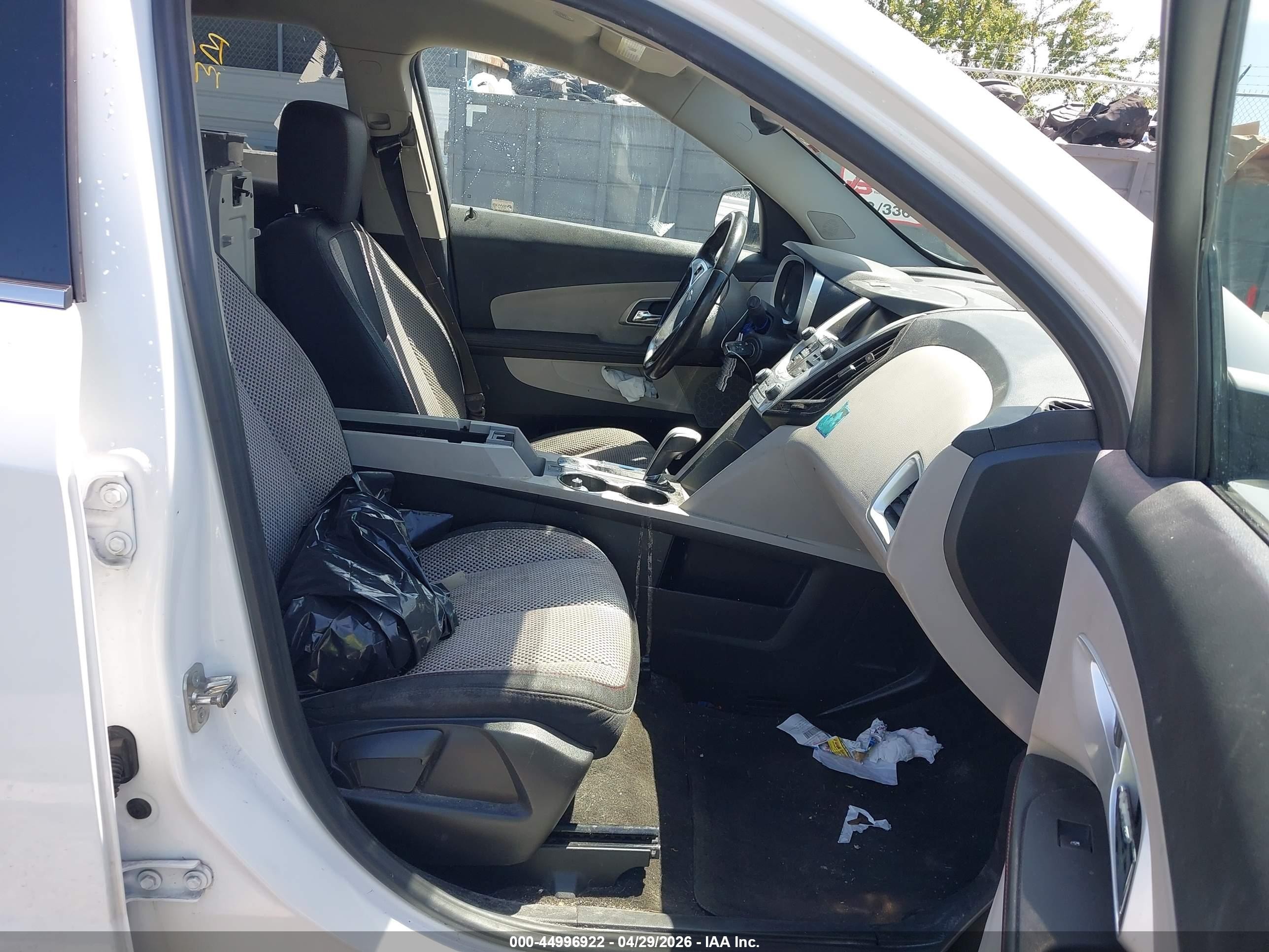 2015 Chevrolet Equinox 1lt White vin: 2GNFLFEKXF6255857
