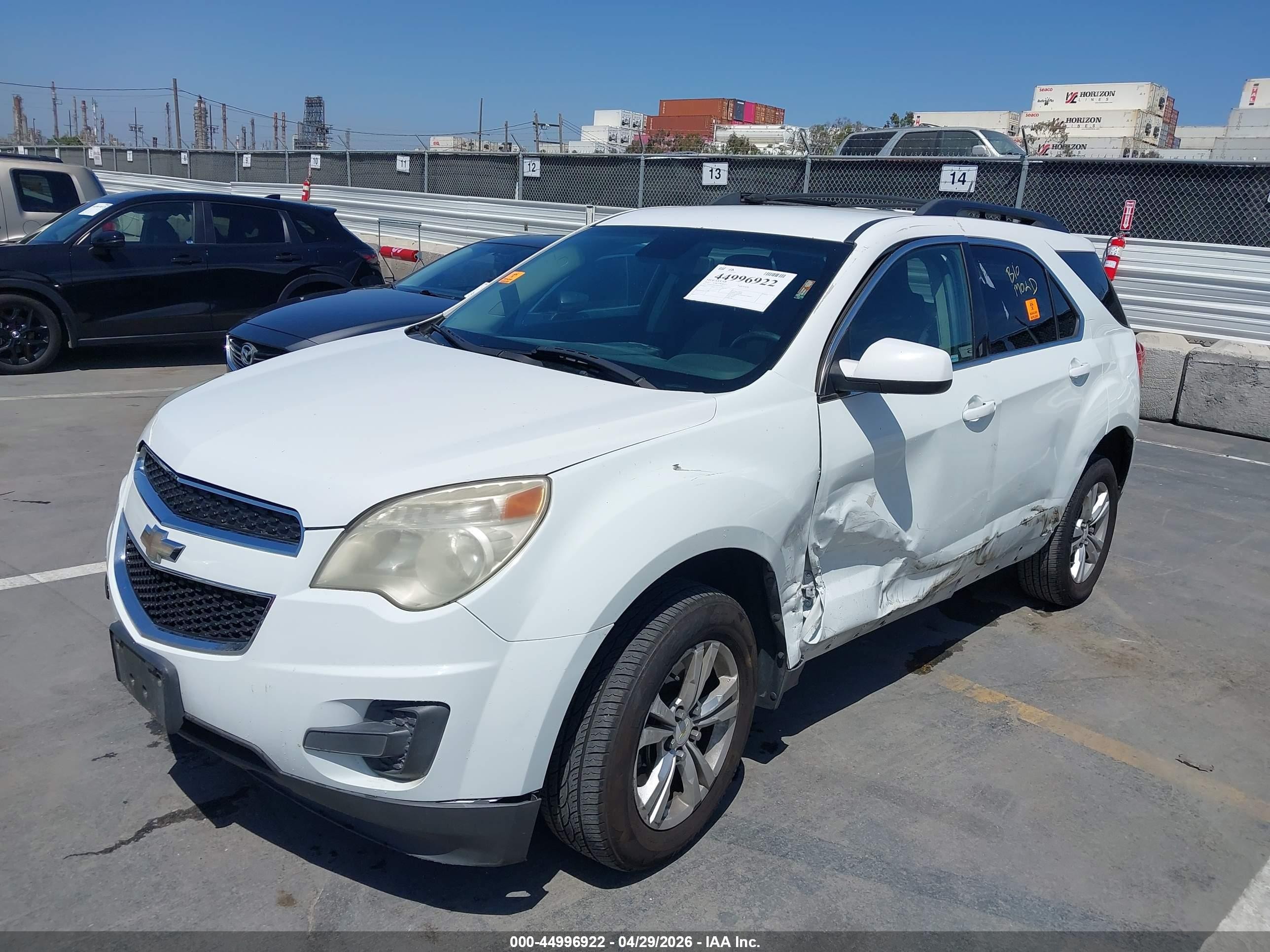 2015 Chevrolet Equinox 1lt White vin: 2GNFLFEKXF6255857