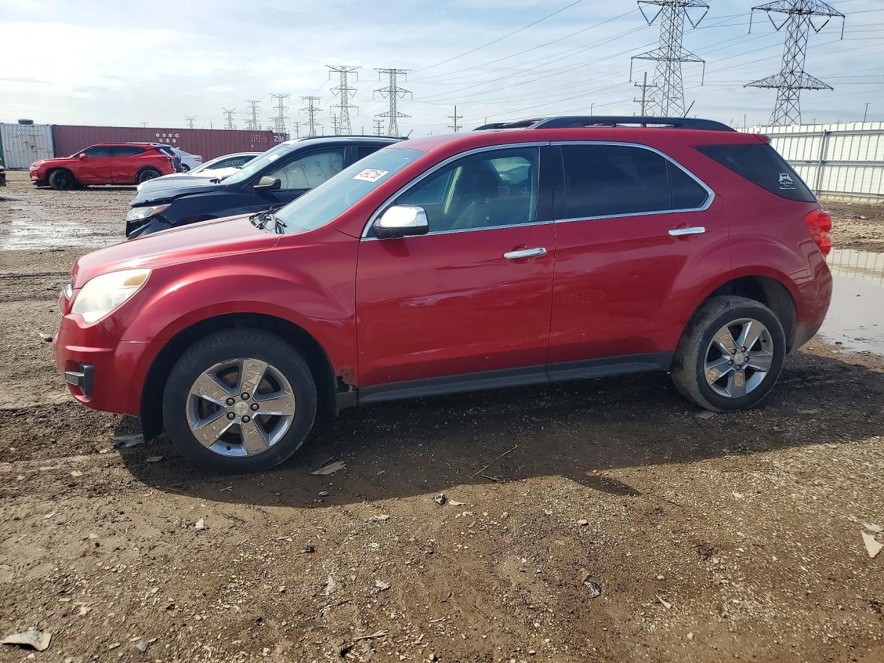 2015 Chevrolet Equinox Lt Красный vin: 2GNFLFEKXF6289183