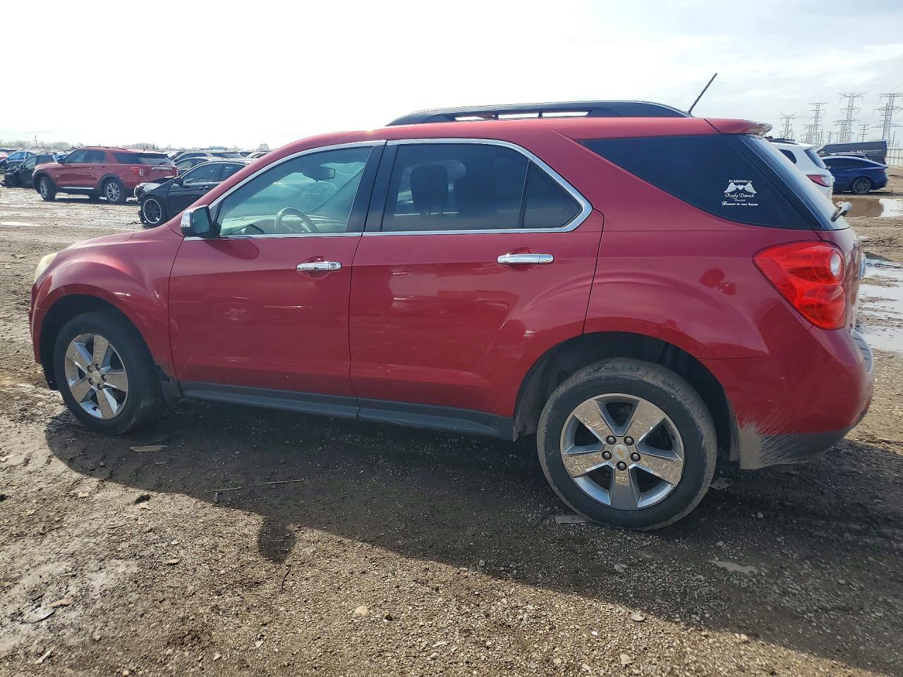2015 Chevrolet Equinox Lt Red vin: 2GNFLFEKXF6289183