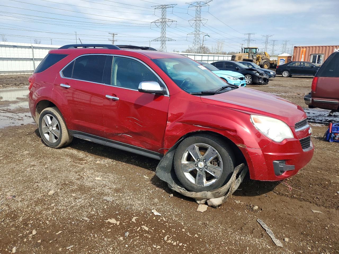2015 Chevrolet Equinox Lt Red vin: 2GNFLFEKXF6289183