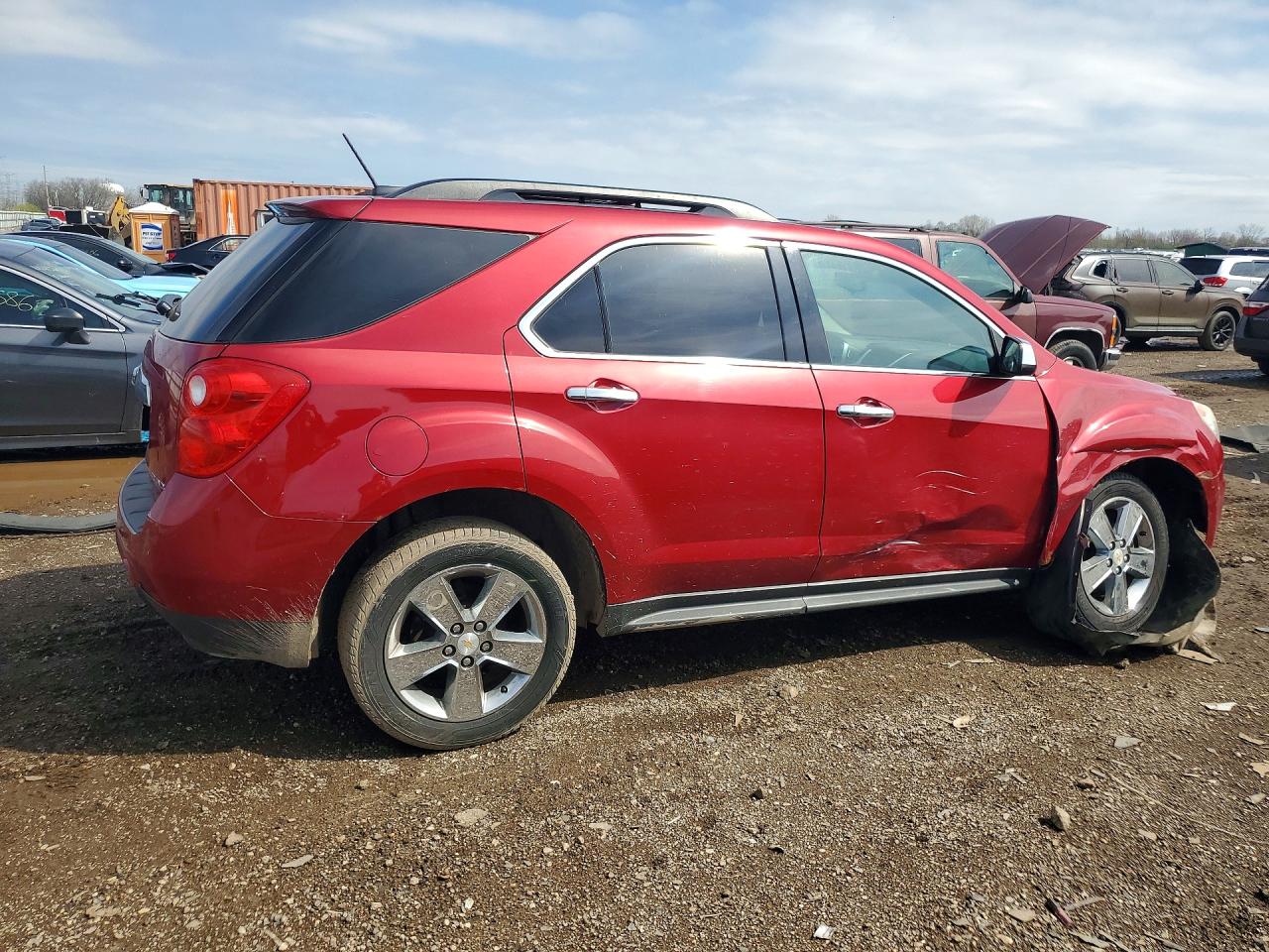 2015 Chevrolet Equinox Lt Red vin: 2GNFLFEKXF6289183