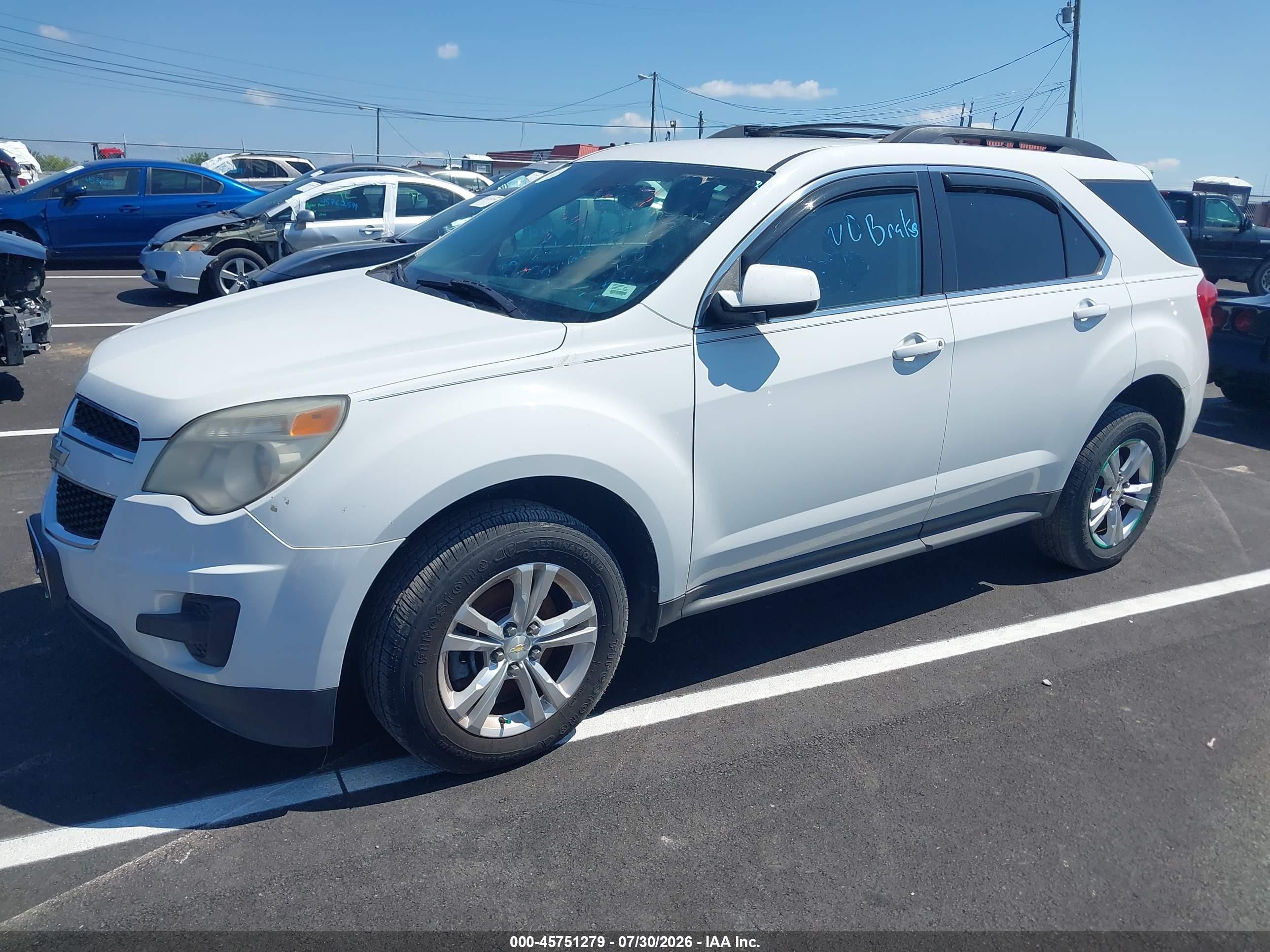 2015 Chevrolet Equinox 1lt White vin: 2GNFLFEKXF6321081