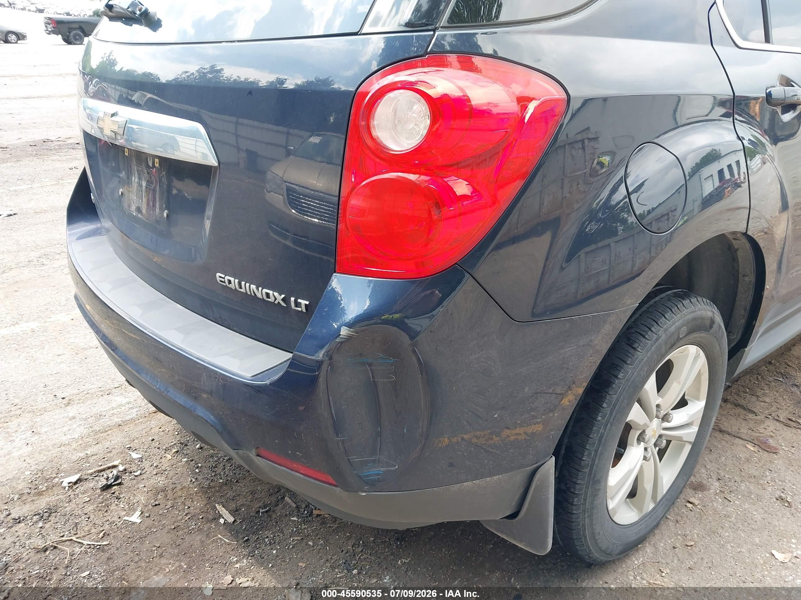 2015 Chevrolet Equinox Lt Синий vin: 2GNFLFEKXF6329908