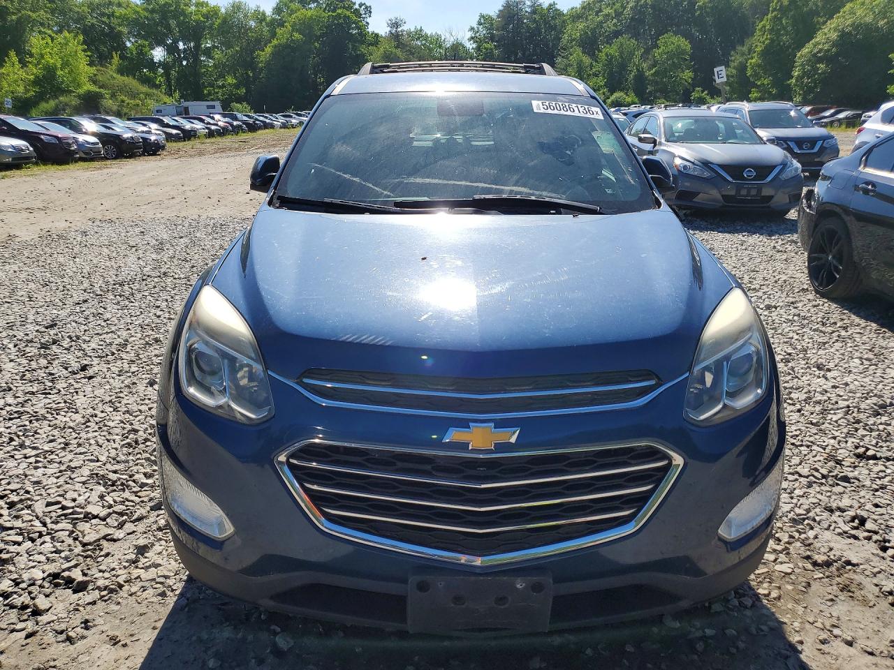 2016 Chevrolet Equinox Lt Blue vin: 2GNFLFEKXG6157431