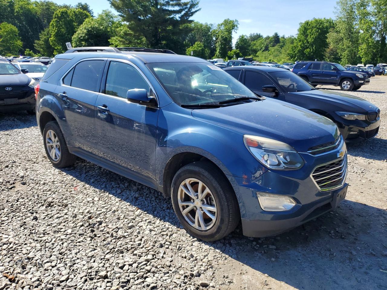 2016 Chevrolet Equinox Lt Blue vin: 2GNFLFEKXG6157431