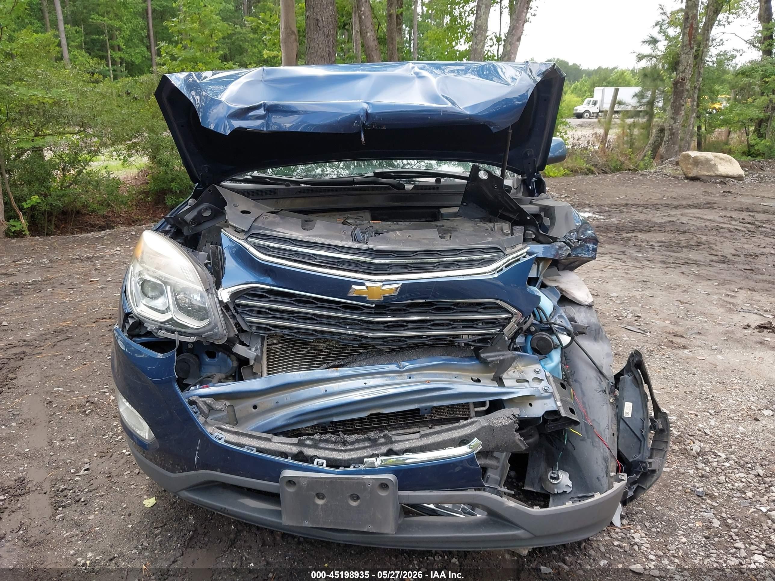 2016 Chevrolet Equinox Lt Синий vin: 2GNFLFEKXG6344832