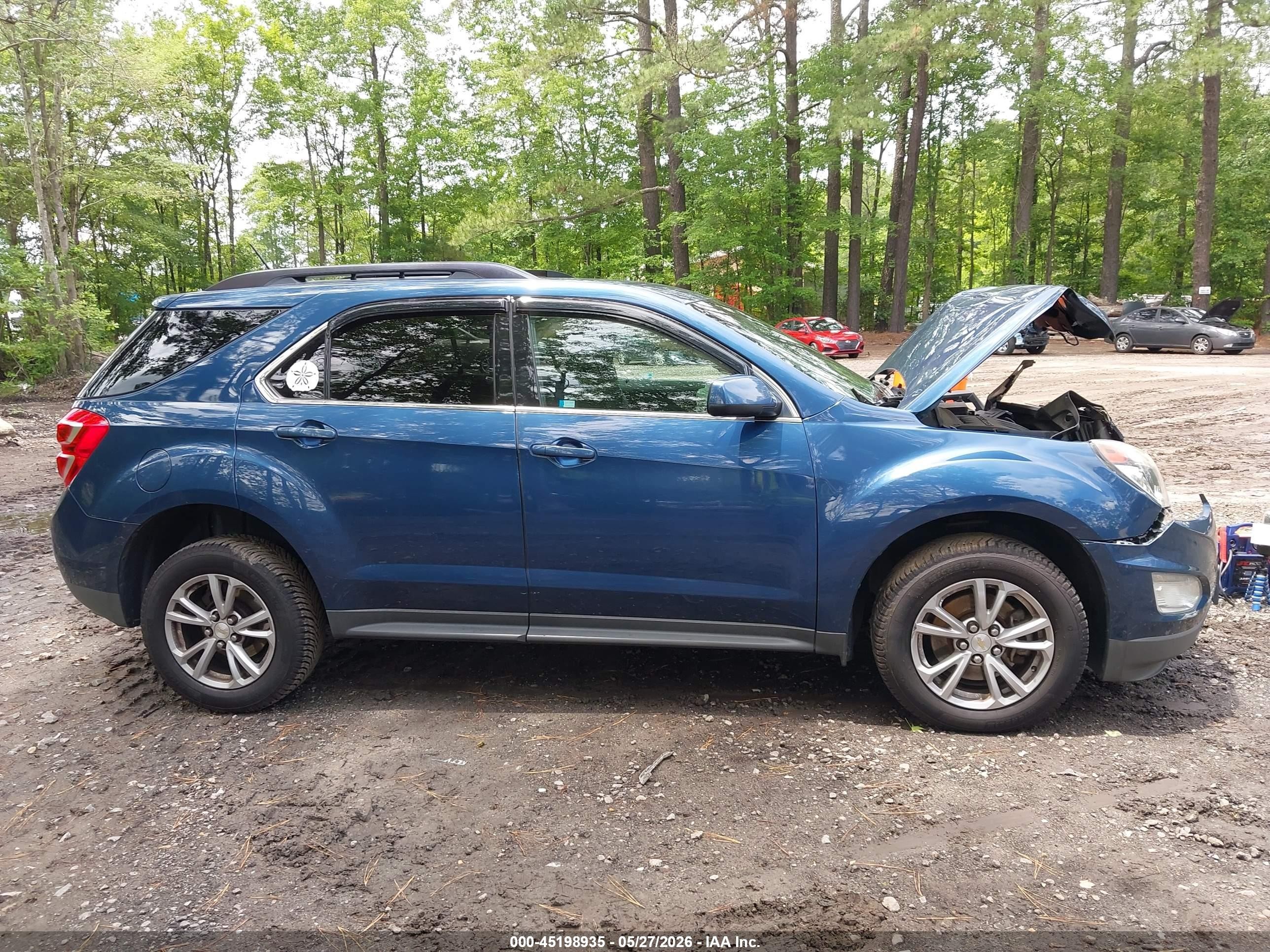 2016 Chevrolet Equinox Lt Синий vin: 2GNFLFEKXG6344832