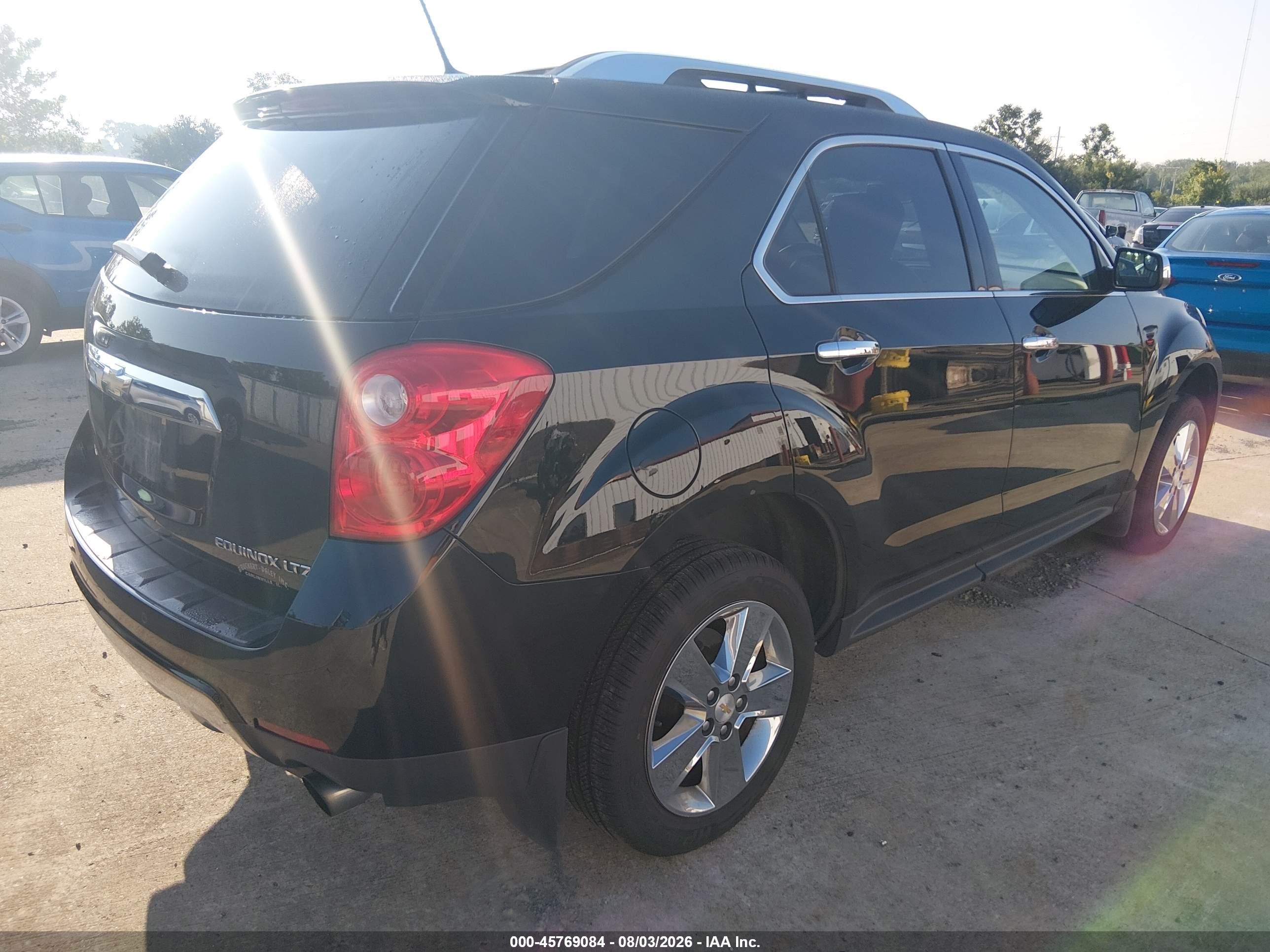 2013 Chevrolet Equinox Ltz Черный vin: 2GNFLGE30D6204878