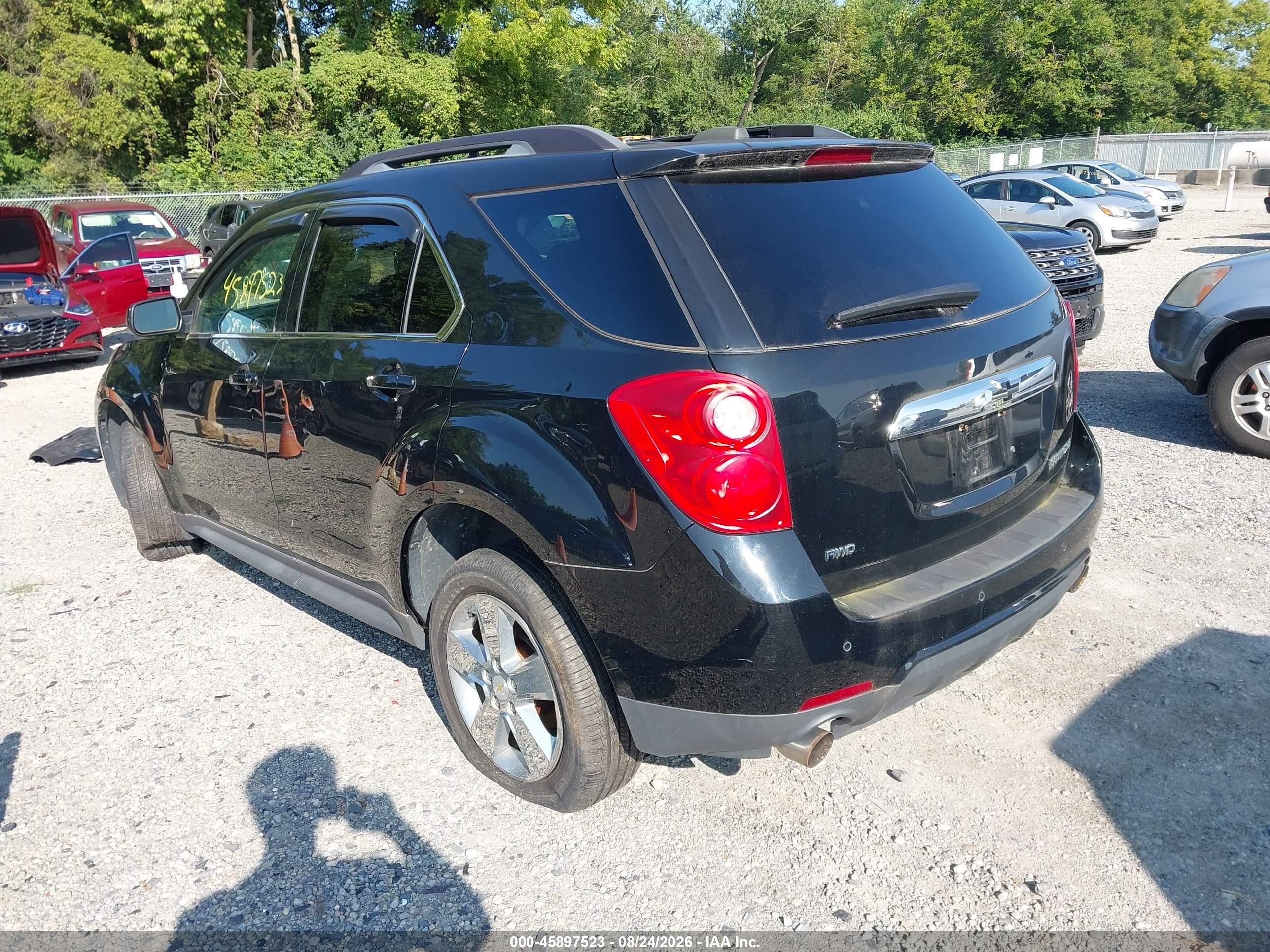 2015 Chevrolet Equinox Lt Black vin: 2GNFLGE31F6184868