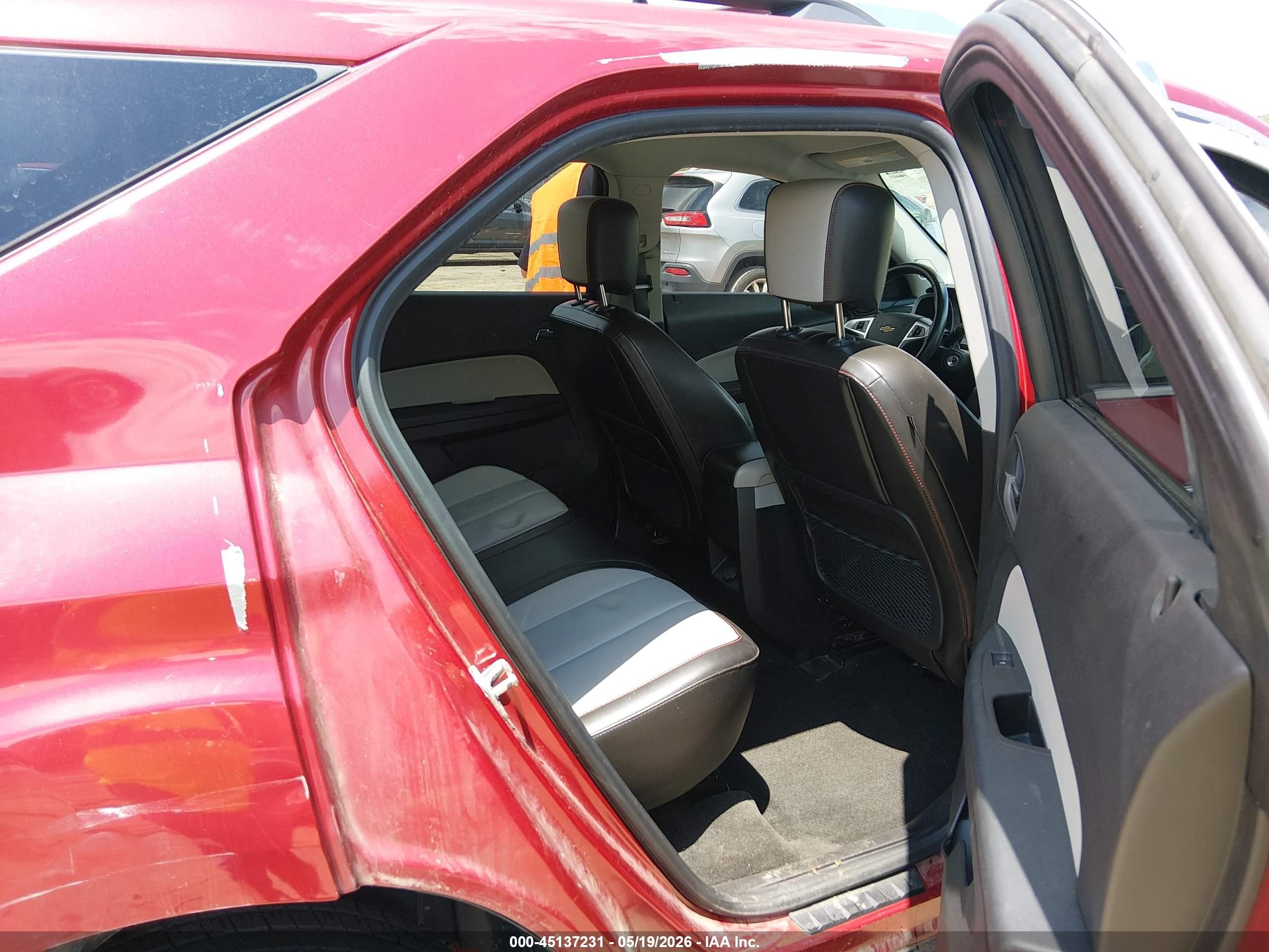 2013 Chevrolet Equinox Ltz Red vin: 2GNFLGE32D6149298