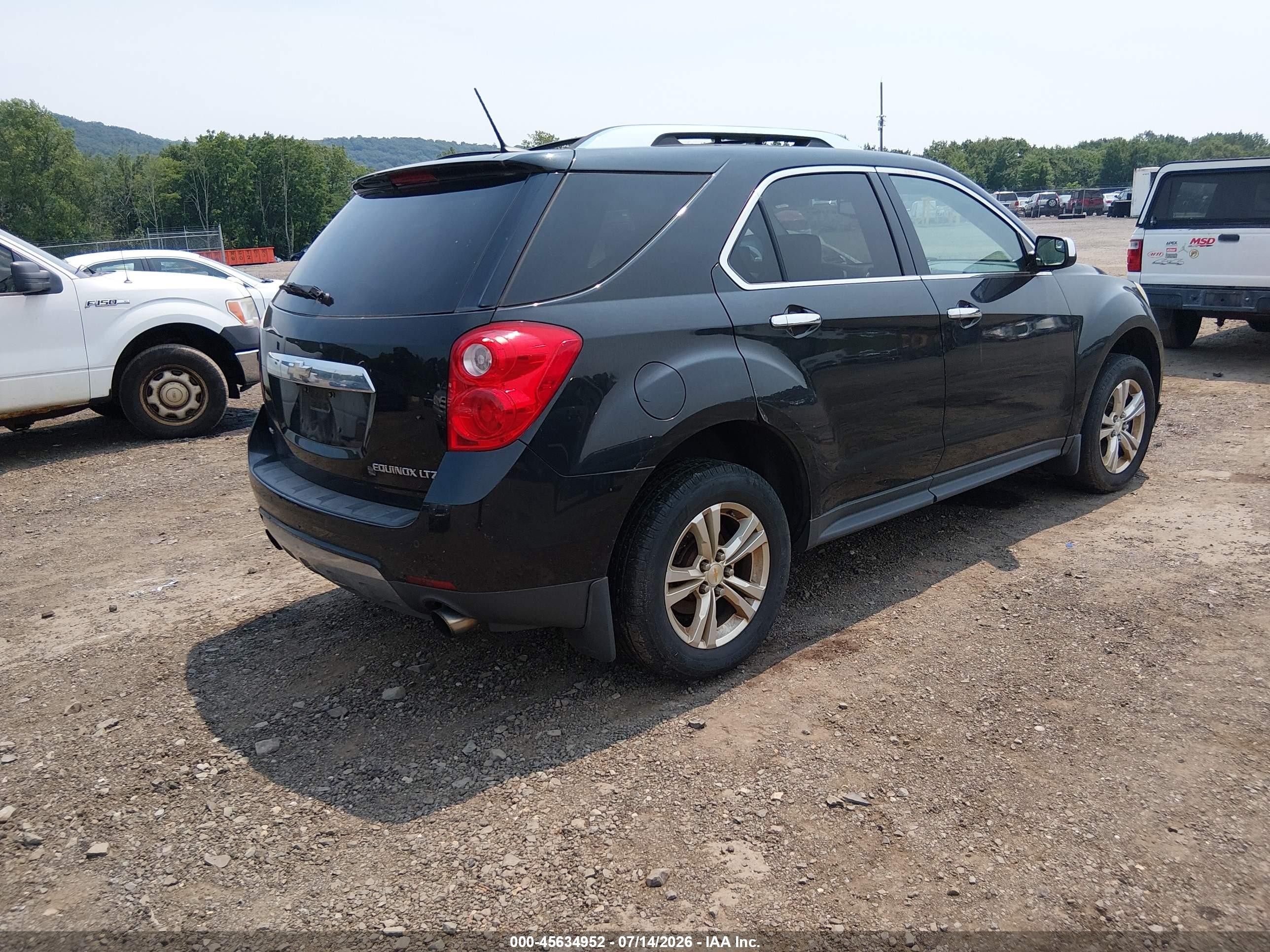 2013 Chevrolet Equinox Ltz Blue vin: 2GNFLGE32D6267772