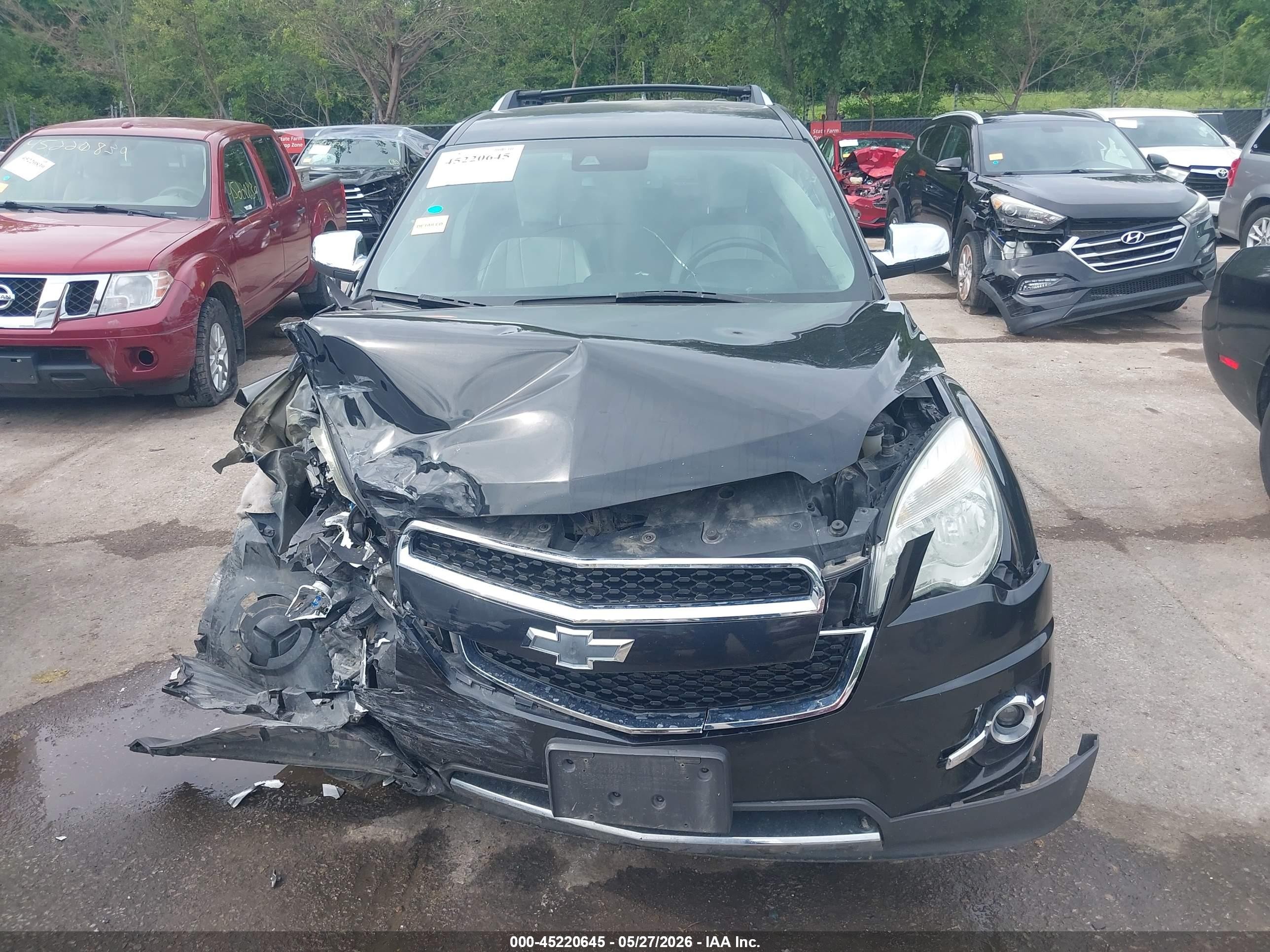 2013 Chevrolet Equinox Ltz Black vin: 2GNFLGE34D6421804