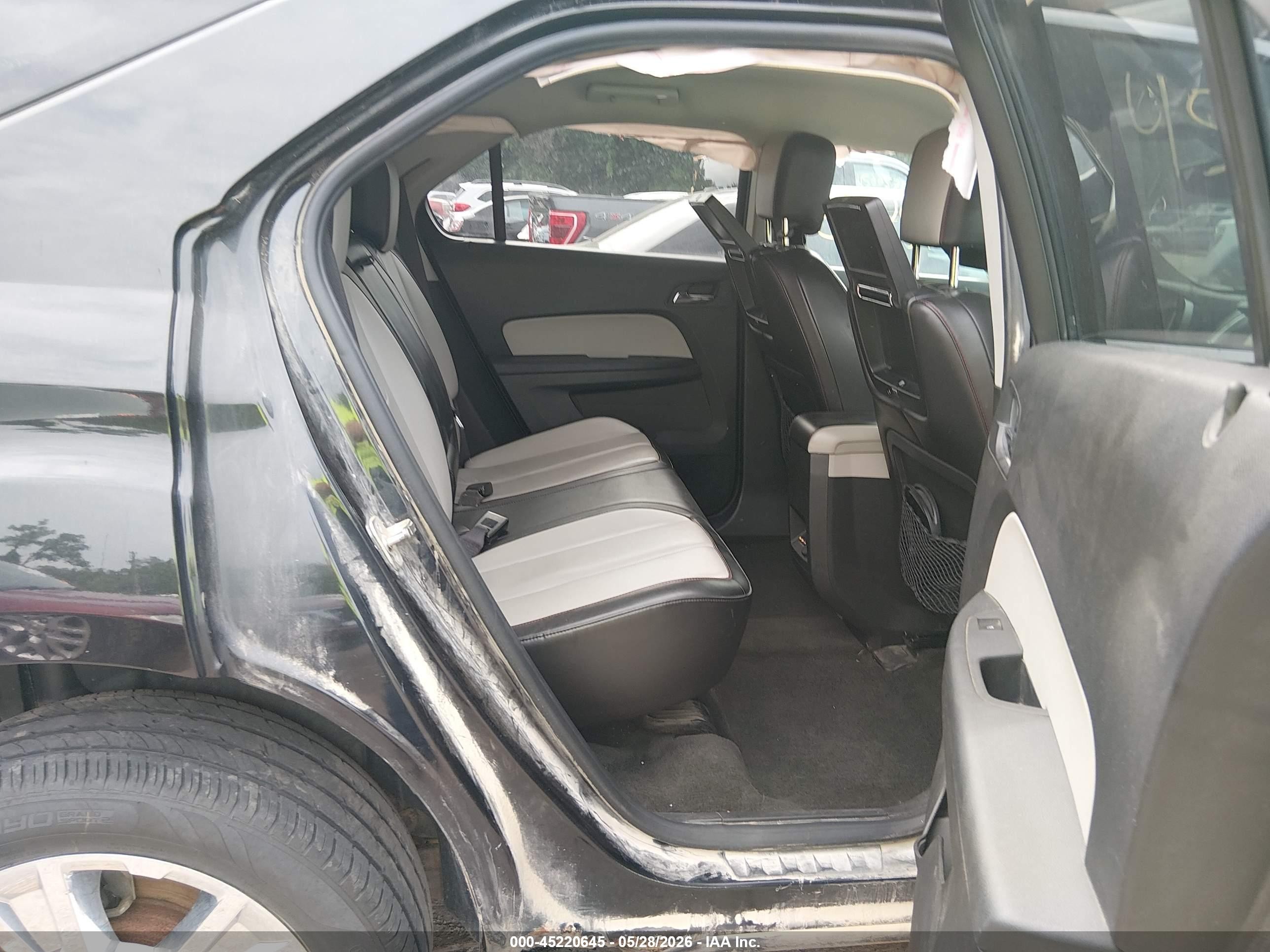 2013 Chevrolet Equinox Ltz Black vin: 2GNFLGE34D6421804