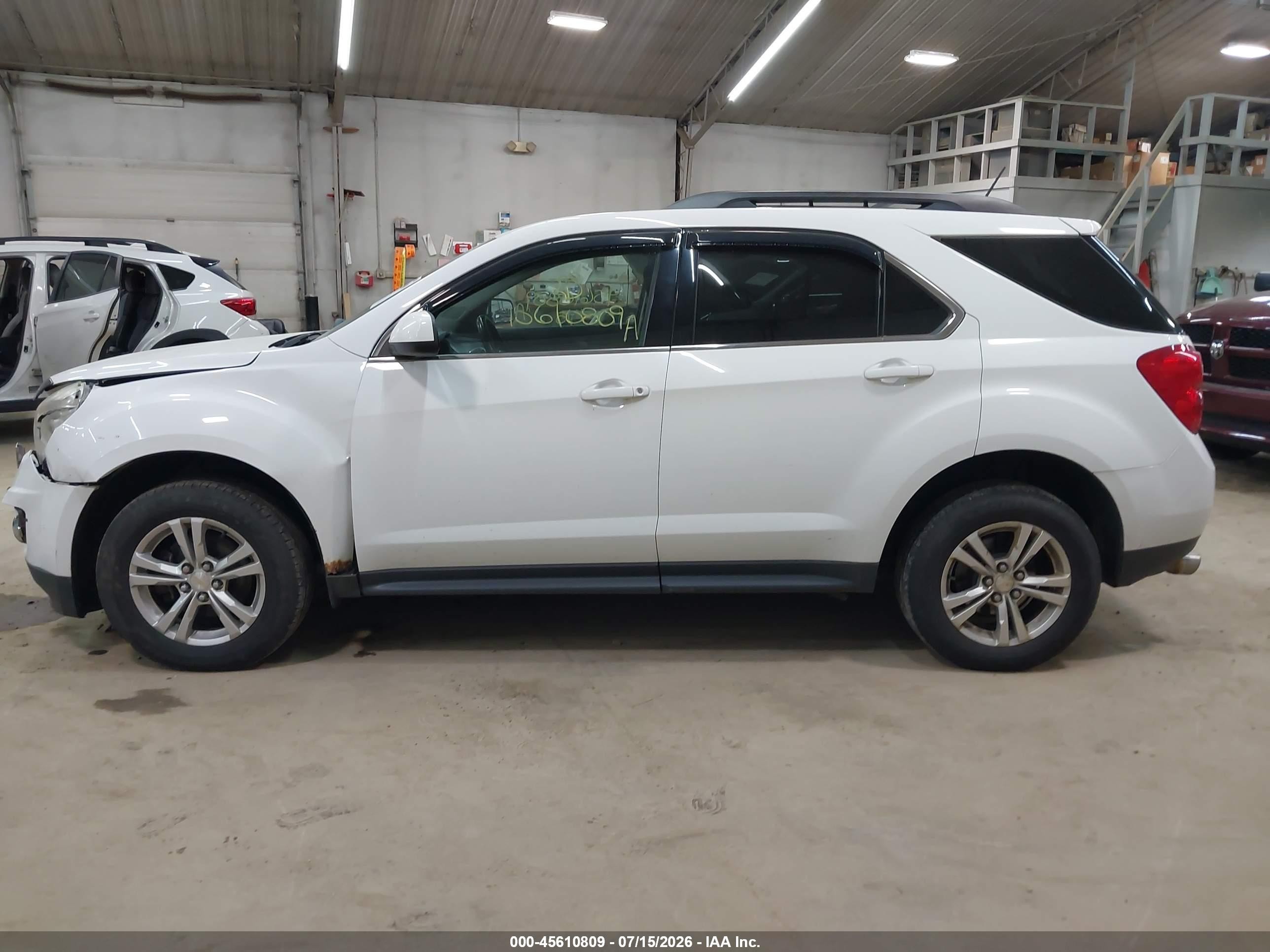 2015 Chevrolet Equinox Lt White vin: 2GNFLGE34F6370968