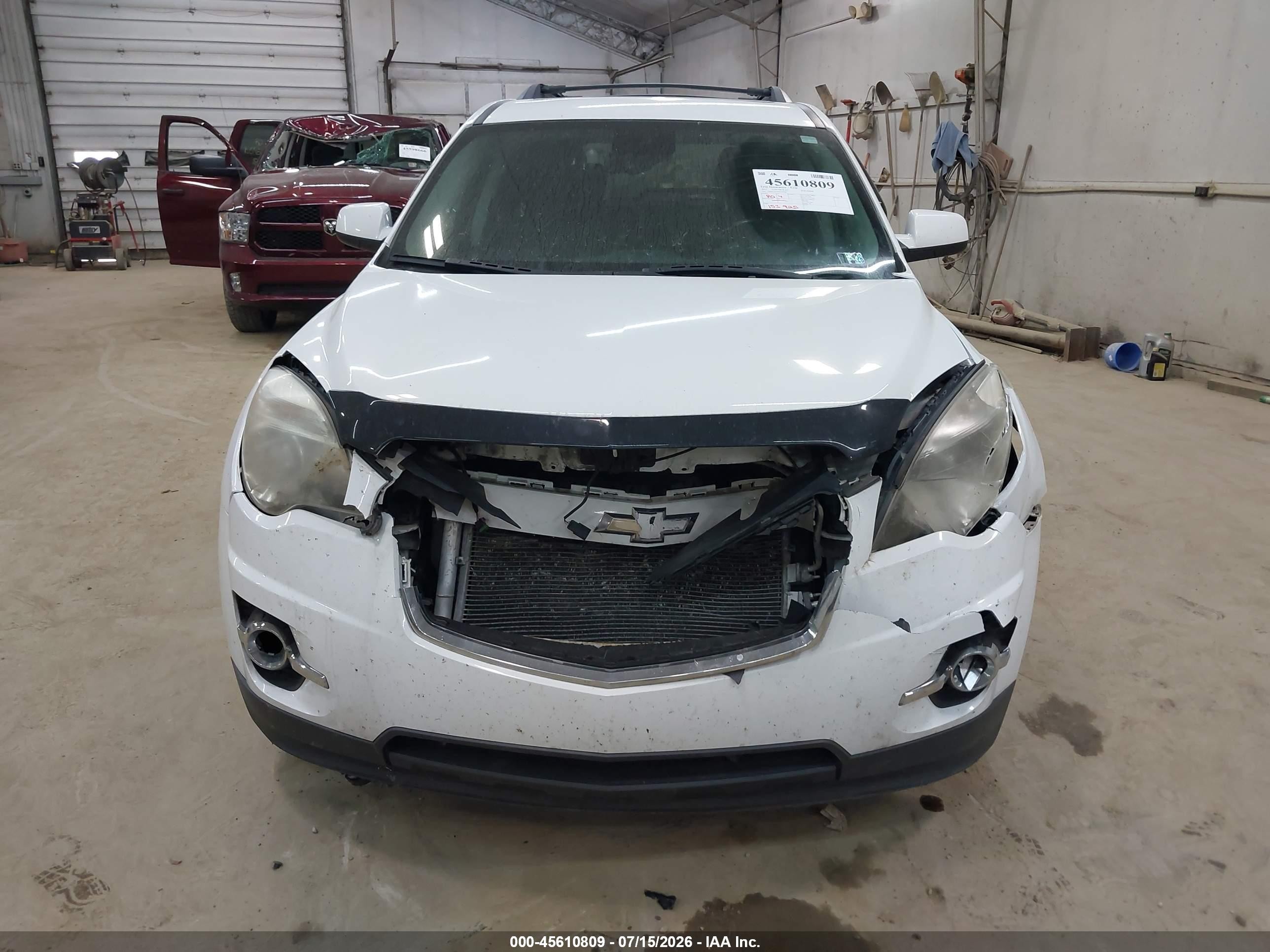 2015 Chevrolet Equinox Lt White vin: 2GNFLGE34F6370968