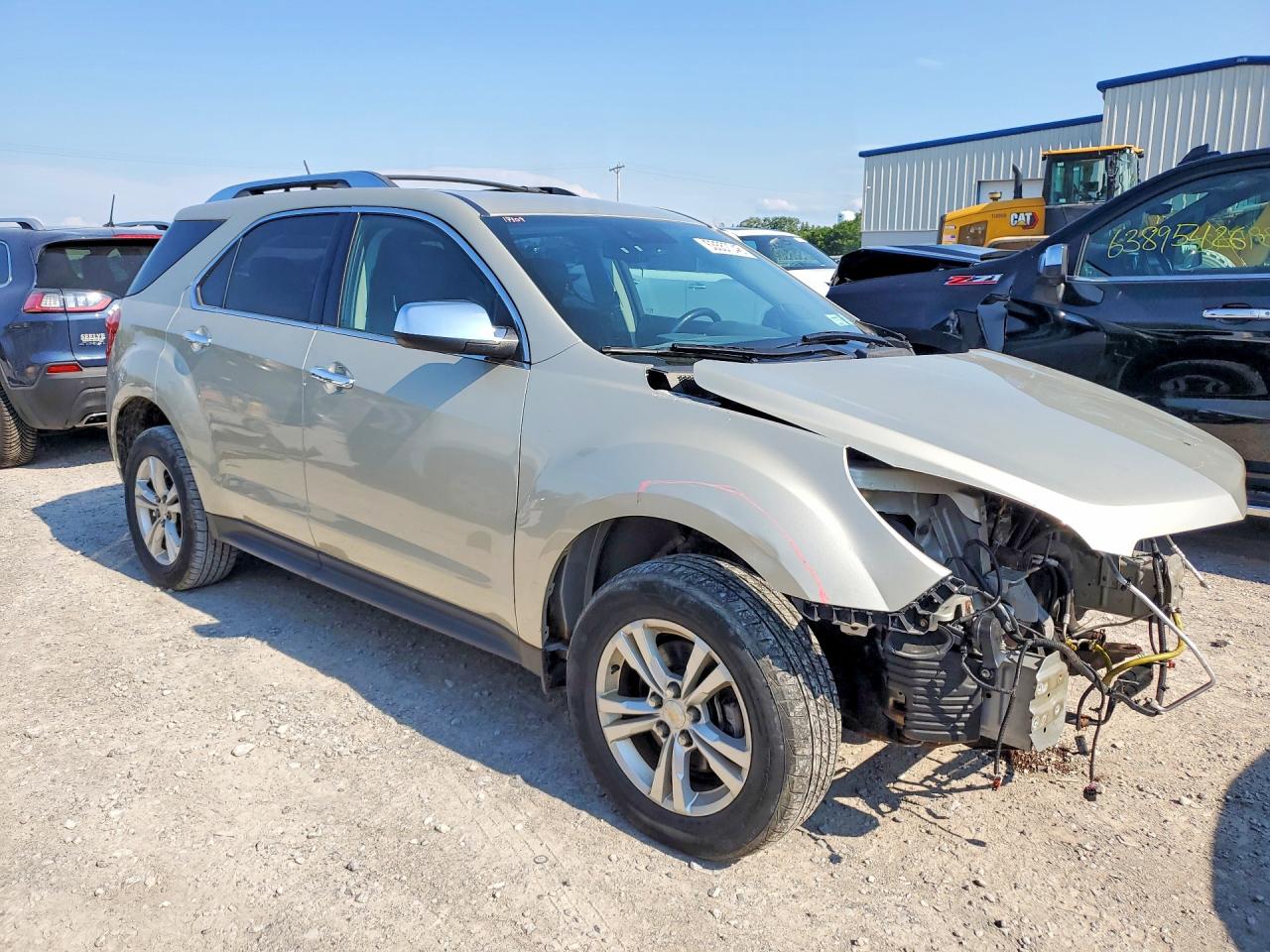 2013 Chevrolet Equinox Ltz Желто-коричневый vin: 2GNFLGE35D6297770