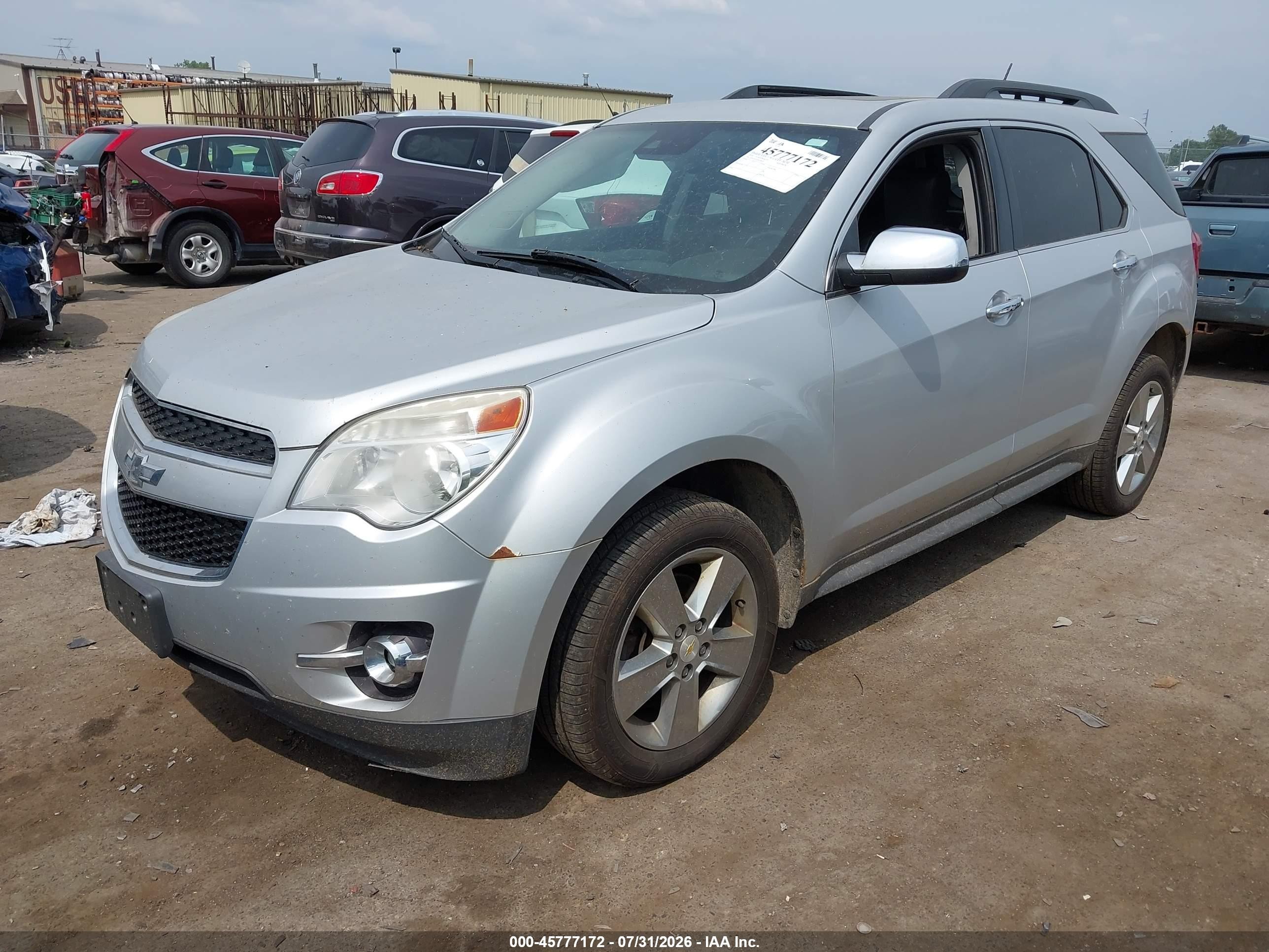 2014 Chevrolet Equinox Lt Gray vin: 2GNFLGE35E6374669