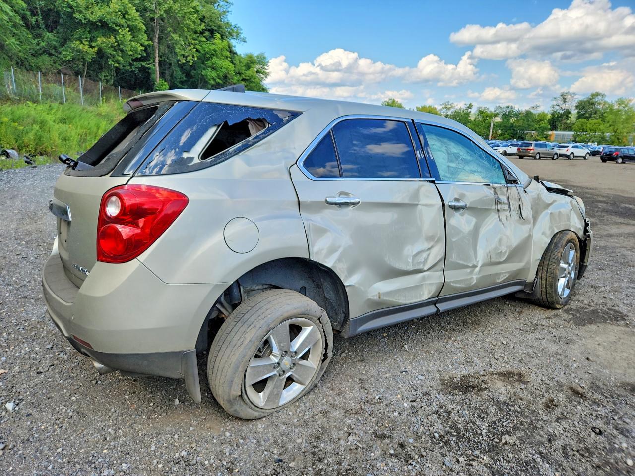 2014 Chevrolet Equinox Lt Beige vin: 2GNFLGE35E6379418