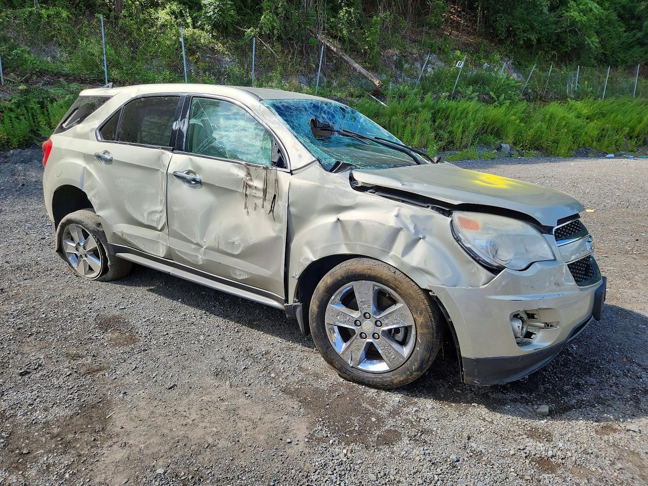 2014 Chevrolet Equinox Lt Beige vin: 2GNFLGE35E6379418