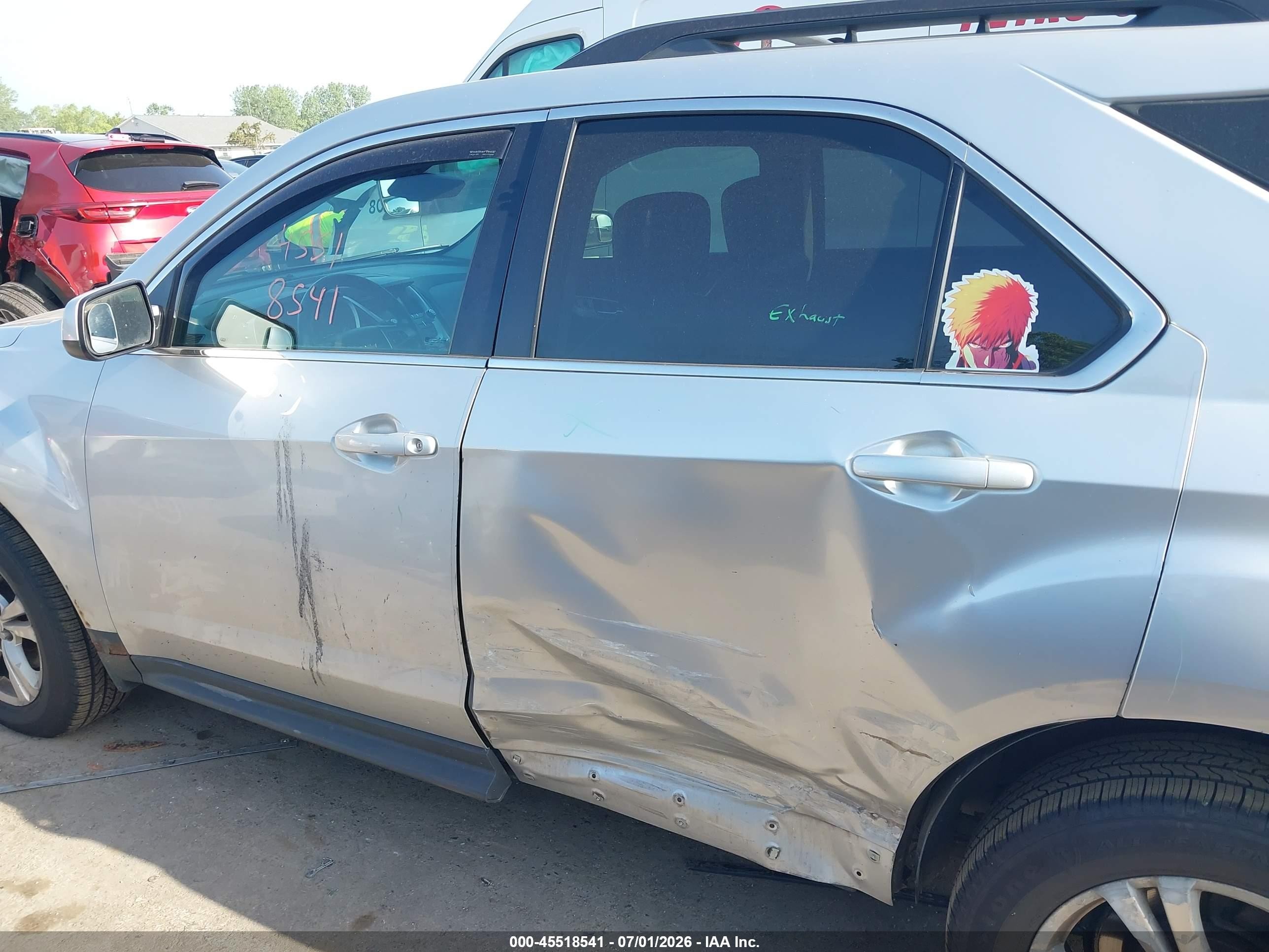 2015 Chevrolet Equinox Lt Серебряный vin: 2GNFLGE35F6101099