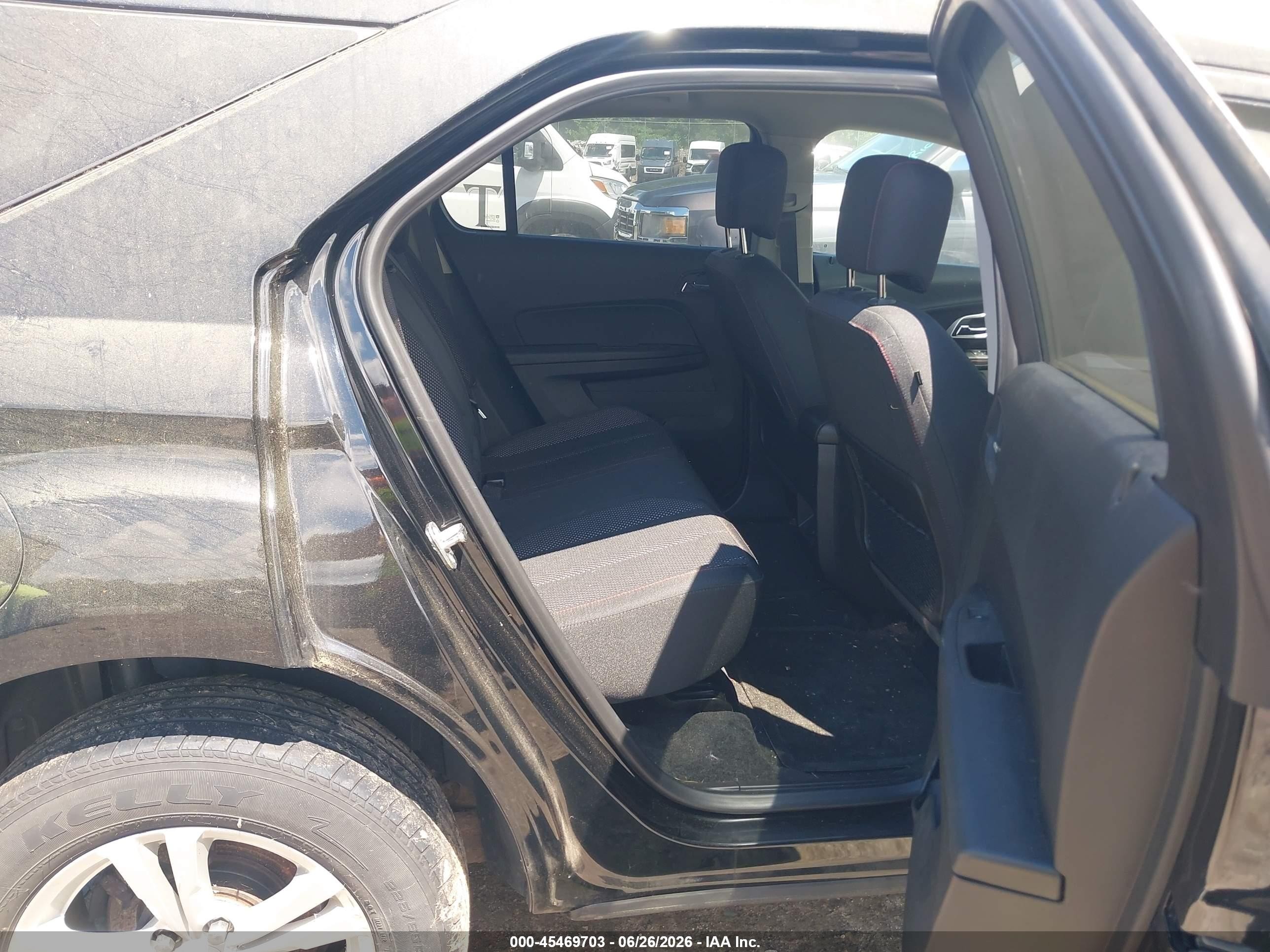 2015 Chevrolet Equinox Lt Black vin: 2GNFLGE35F6256624