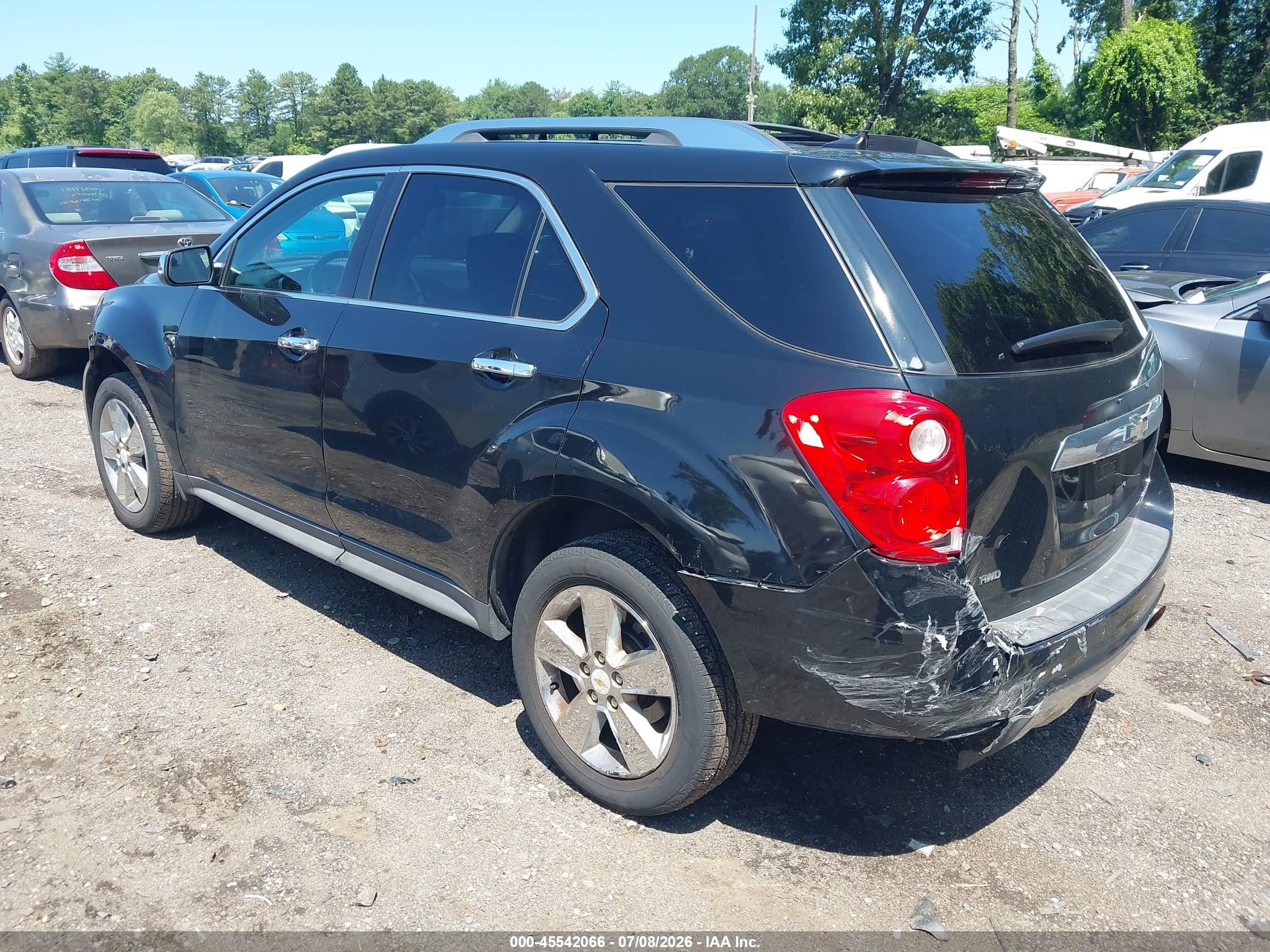 2013 Chevrolet Equinox Ltz Black vin: 2GNFLGE36D6289886