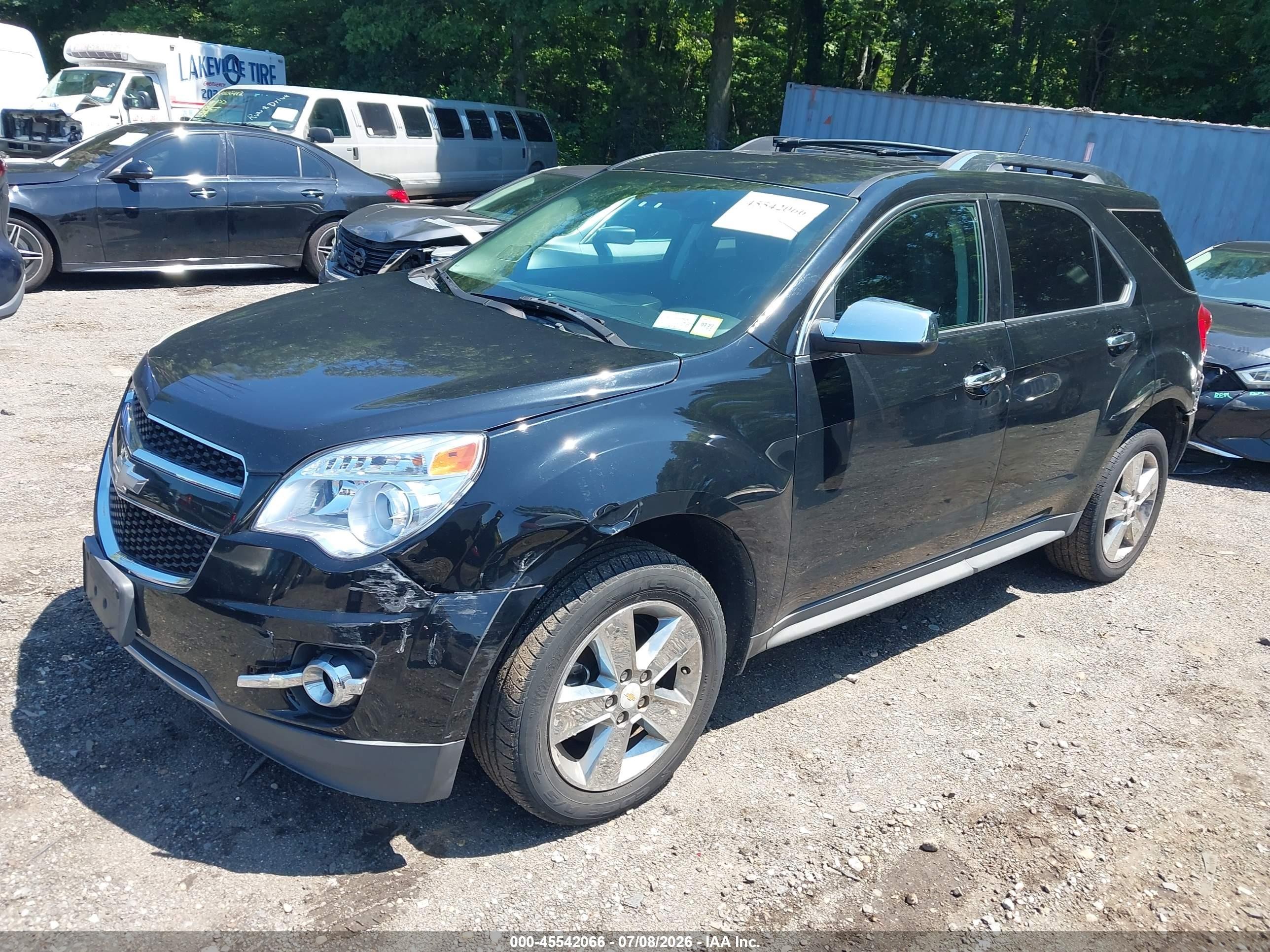 2013 Chevrolet Equinox Ltz Black vin: 2GNFLGE36D6289886