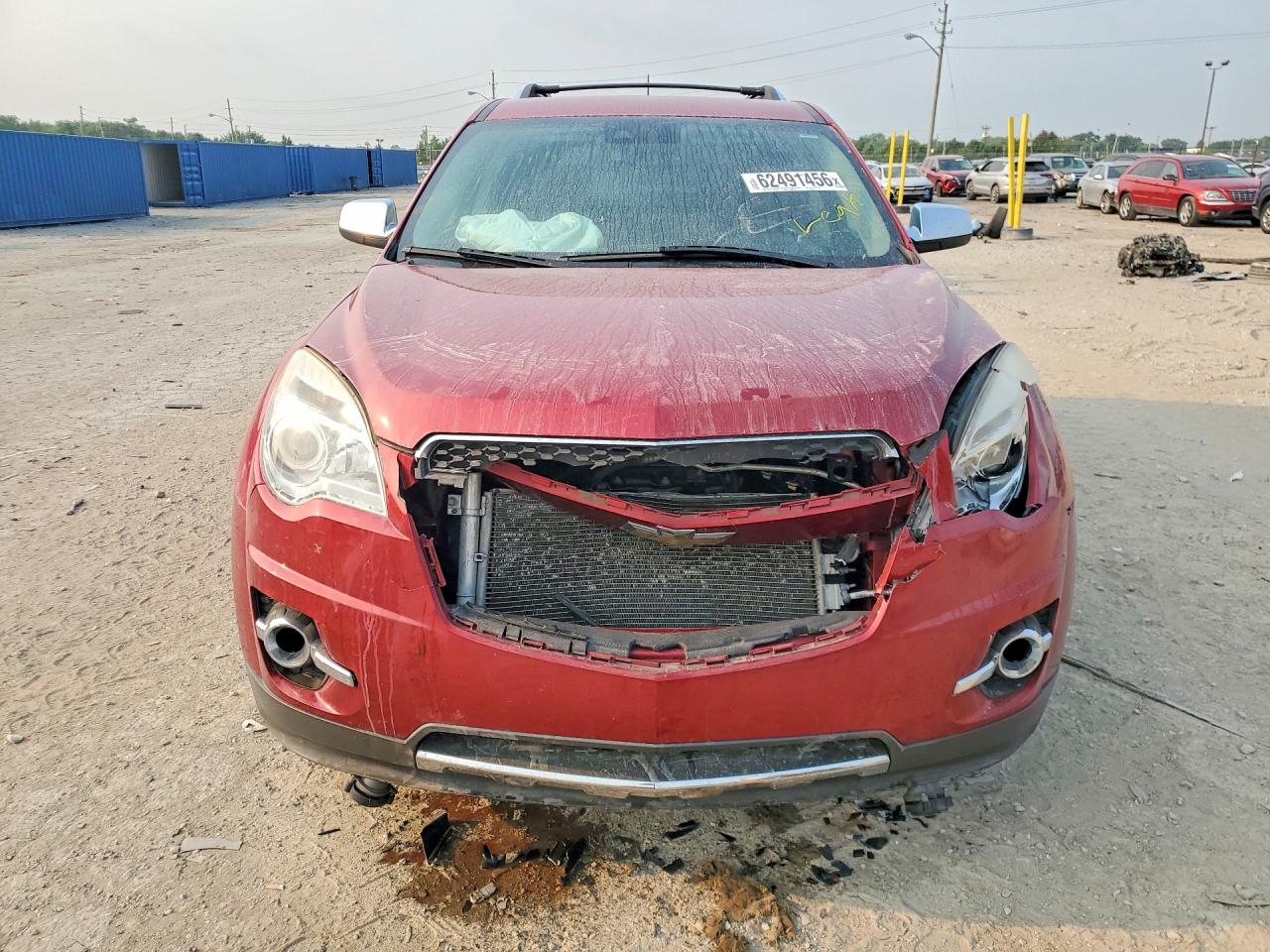 2013 Chevrolet Equinox Ltz Burgundy vin: 2GNFLGE36D6402946