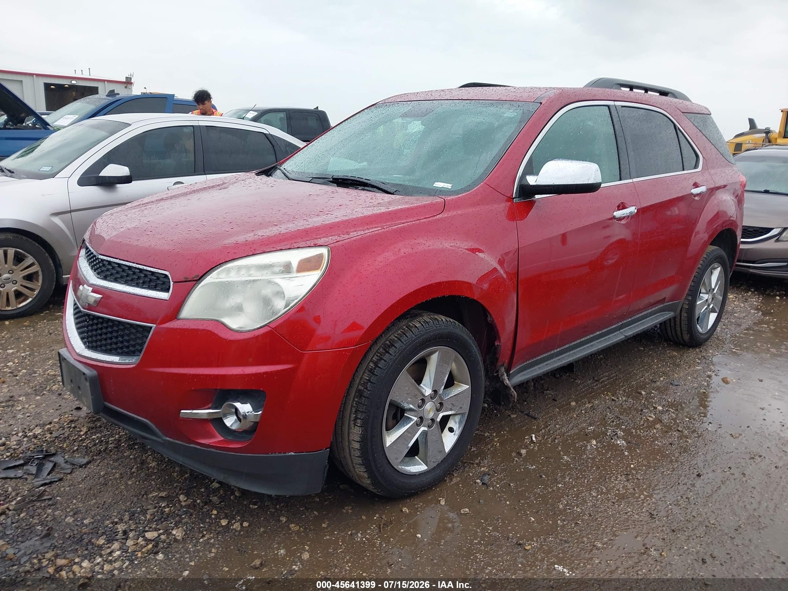 2015 Chevrolet Equinox Lt Red vin: 2GNFLGE36F6428207