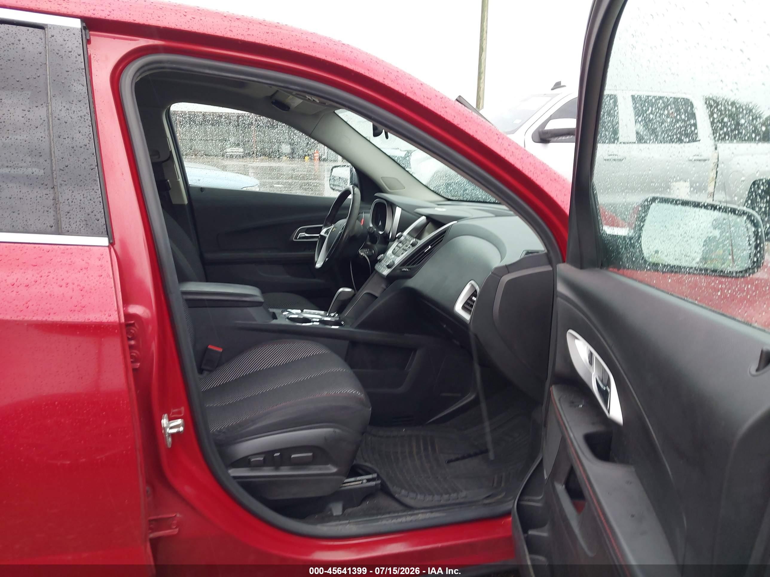 2015 Chevrolet Equinox Lt Red vin: 2GNFLGE36F6428207
