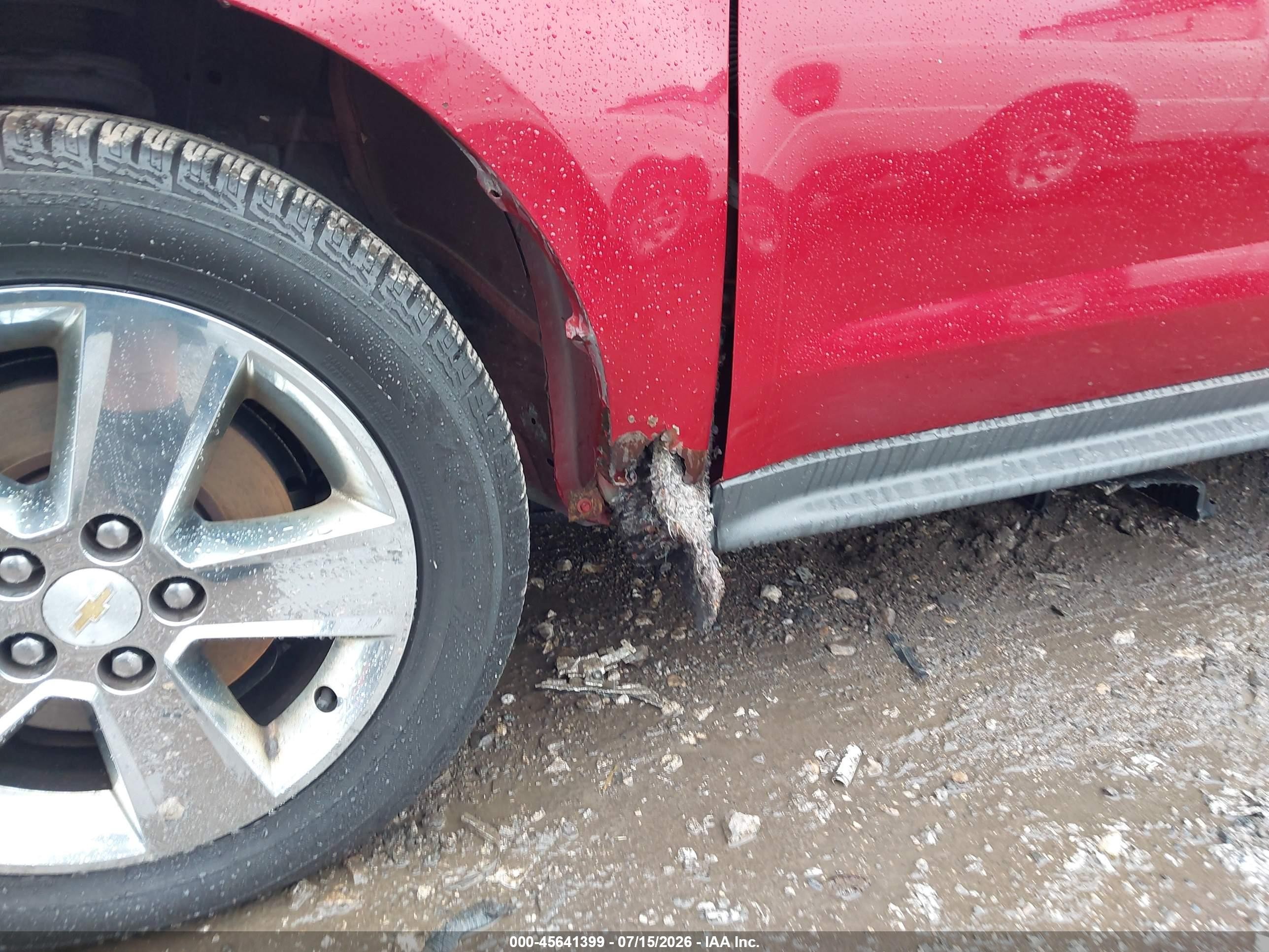 2015 Chevrolet Equinox Lt Red vin: 2GNFLGE36F6428207